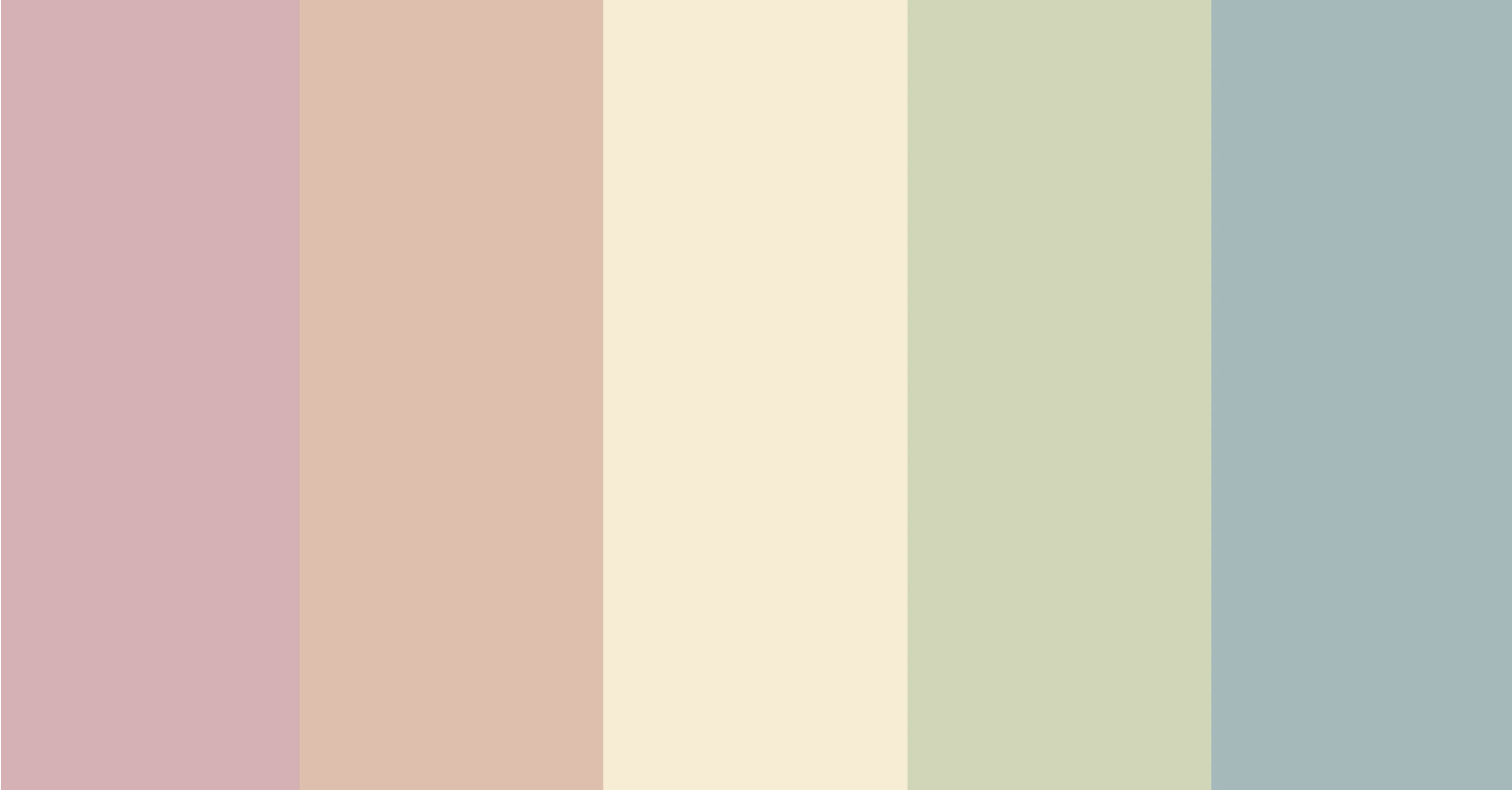 Im inspired by muted pastel color pallets like this one