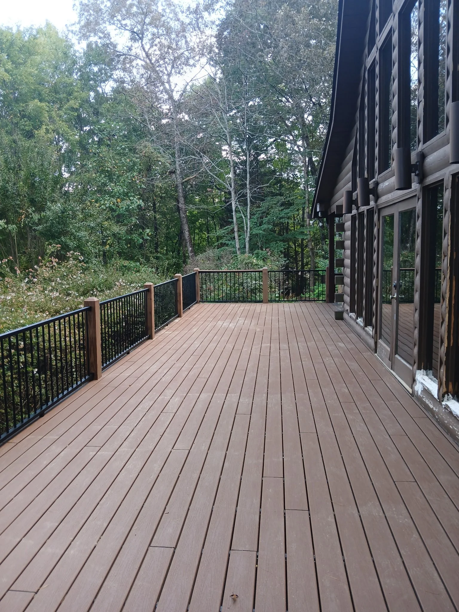 deck replacement and stain