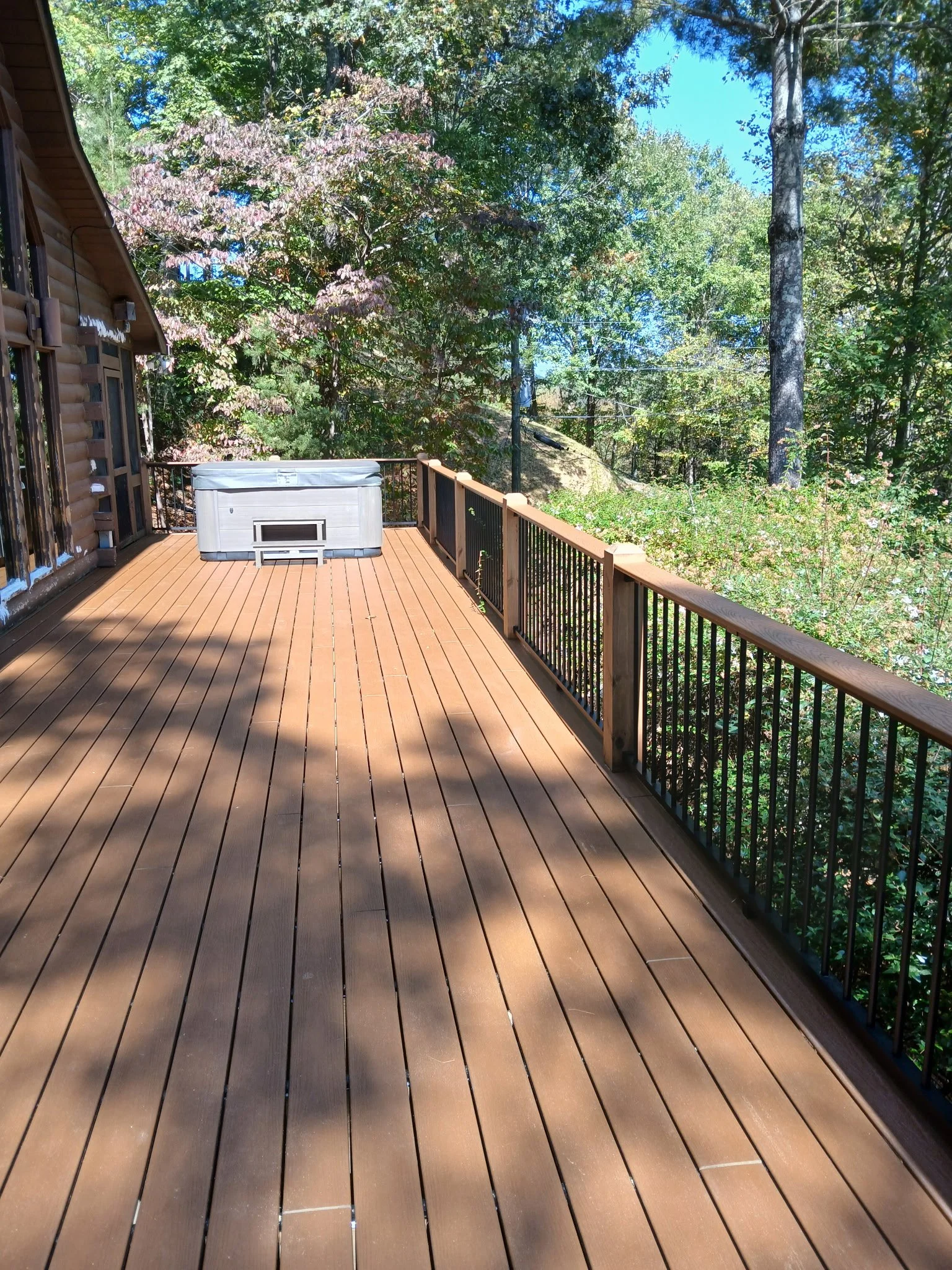 deck replacement and stain