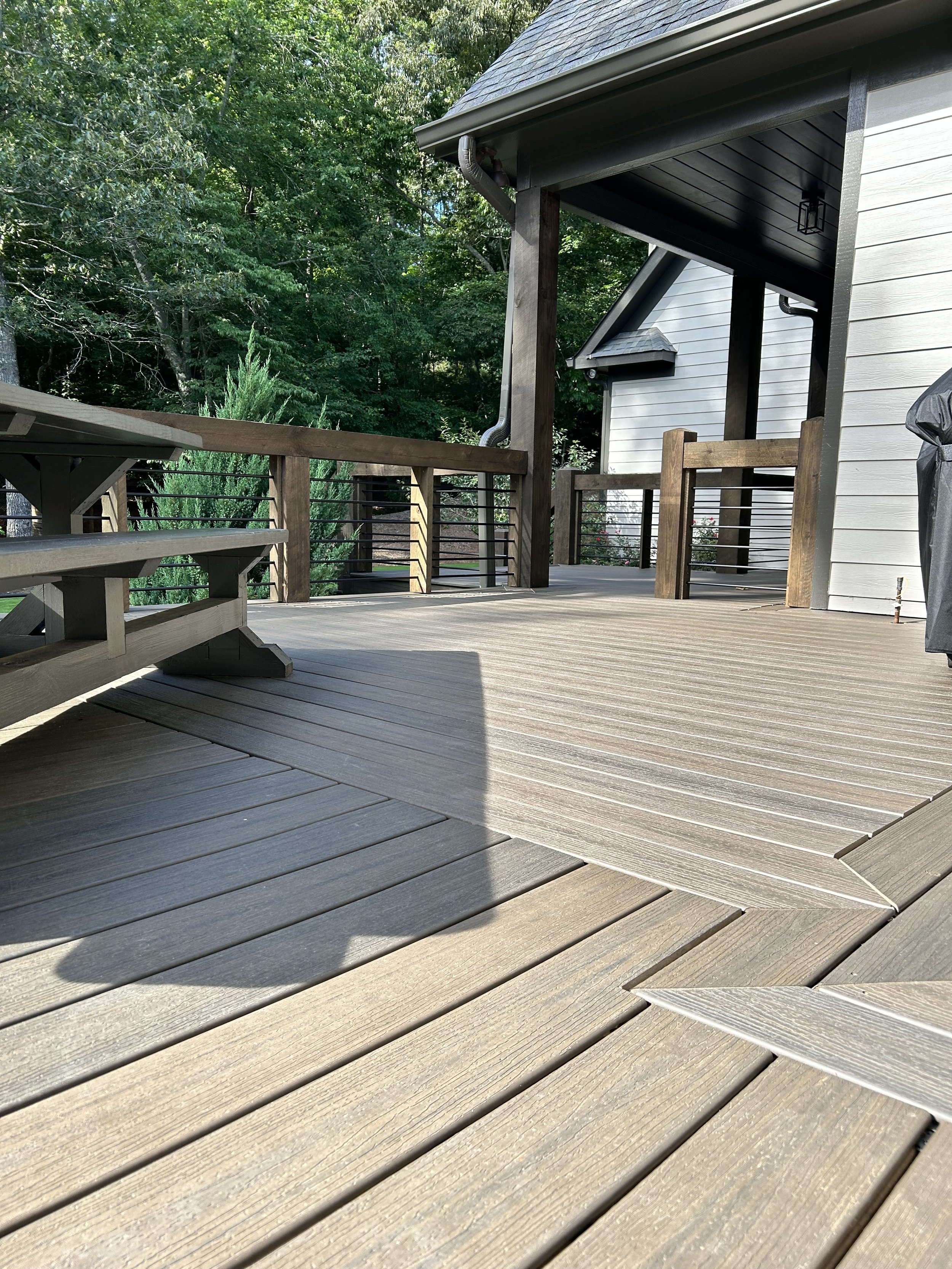 trex decking install