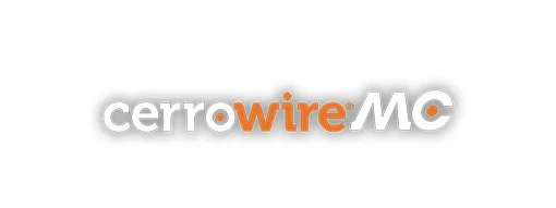 CerroWireMC logo with gray and orange text on a white background.