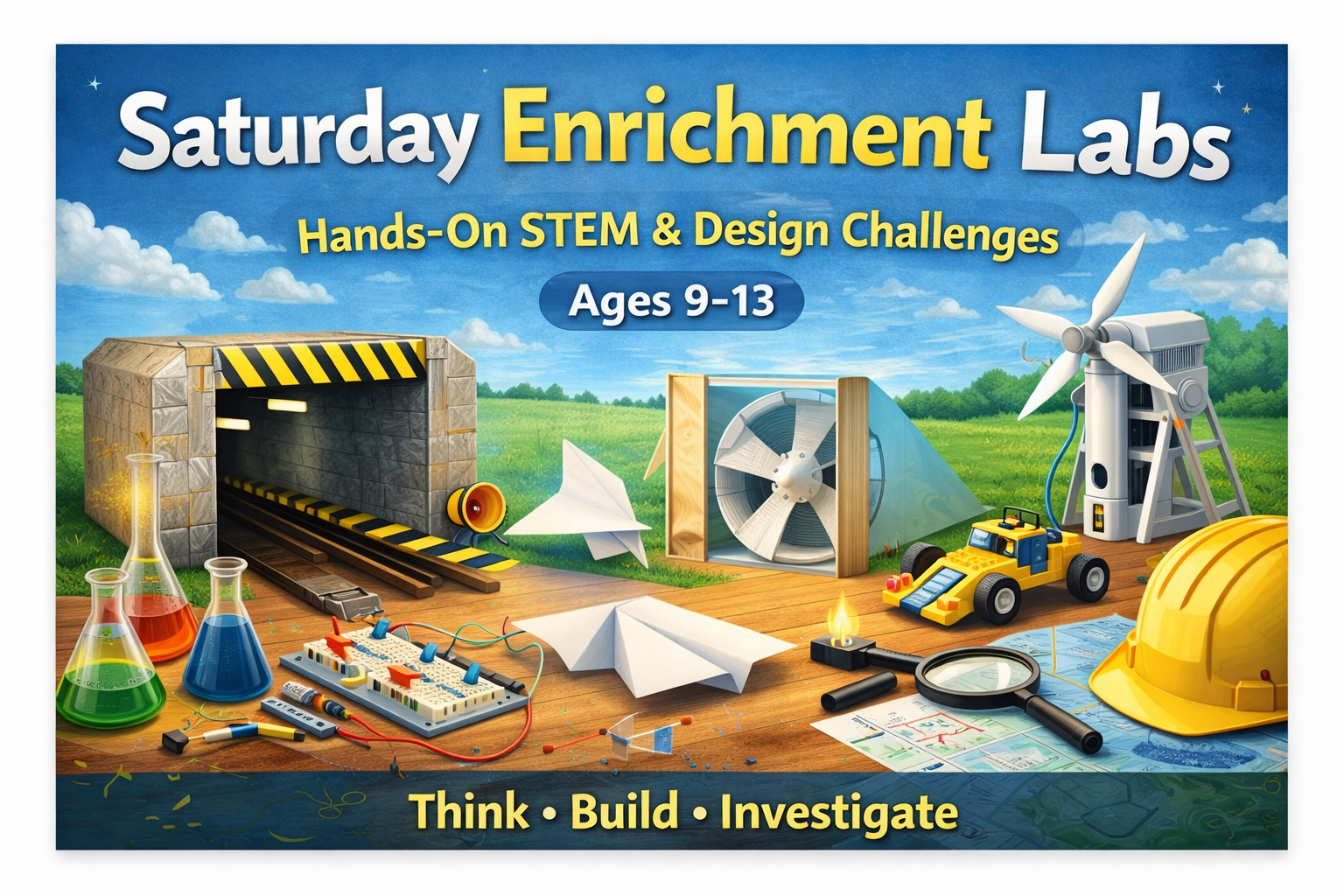 Saturday Enrichment Labs 4-Class Bundle