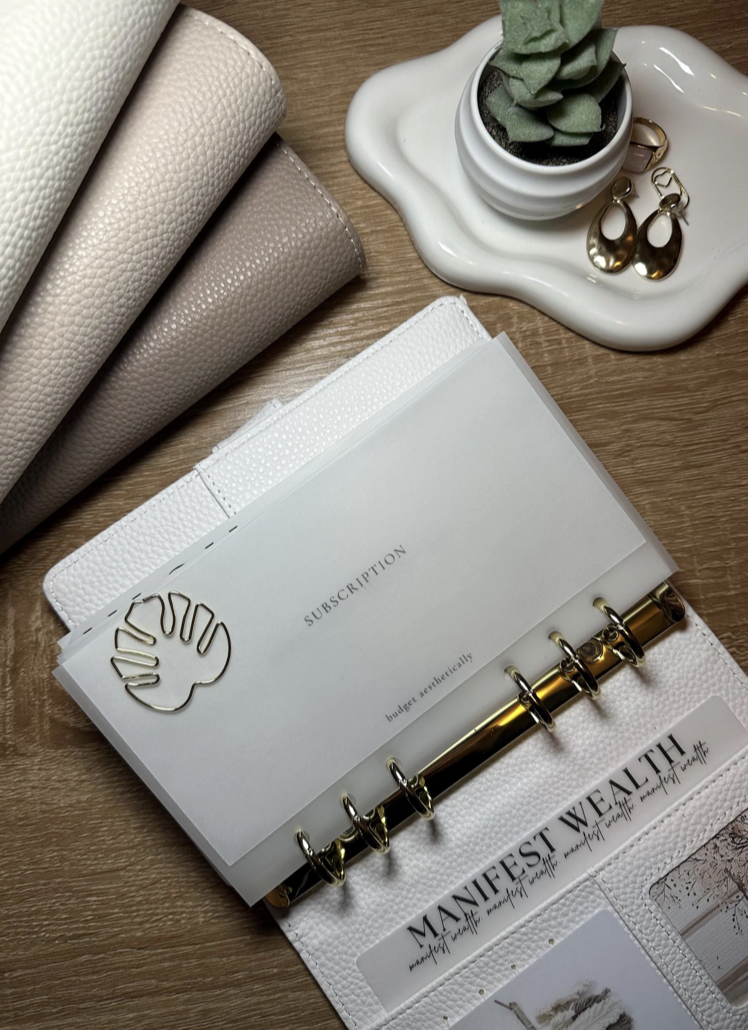 MATTE VELLUM CASH ENVELOPES - CLASSIC SERIF