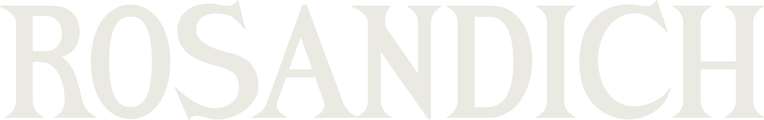 Rosandich Designs, full-service event and design studio, logo.