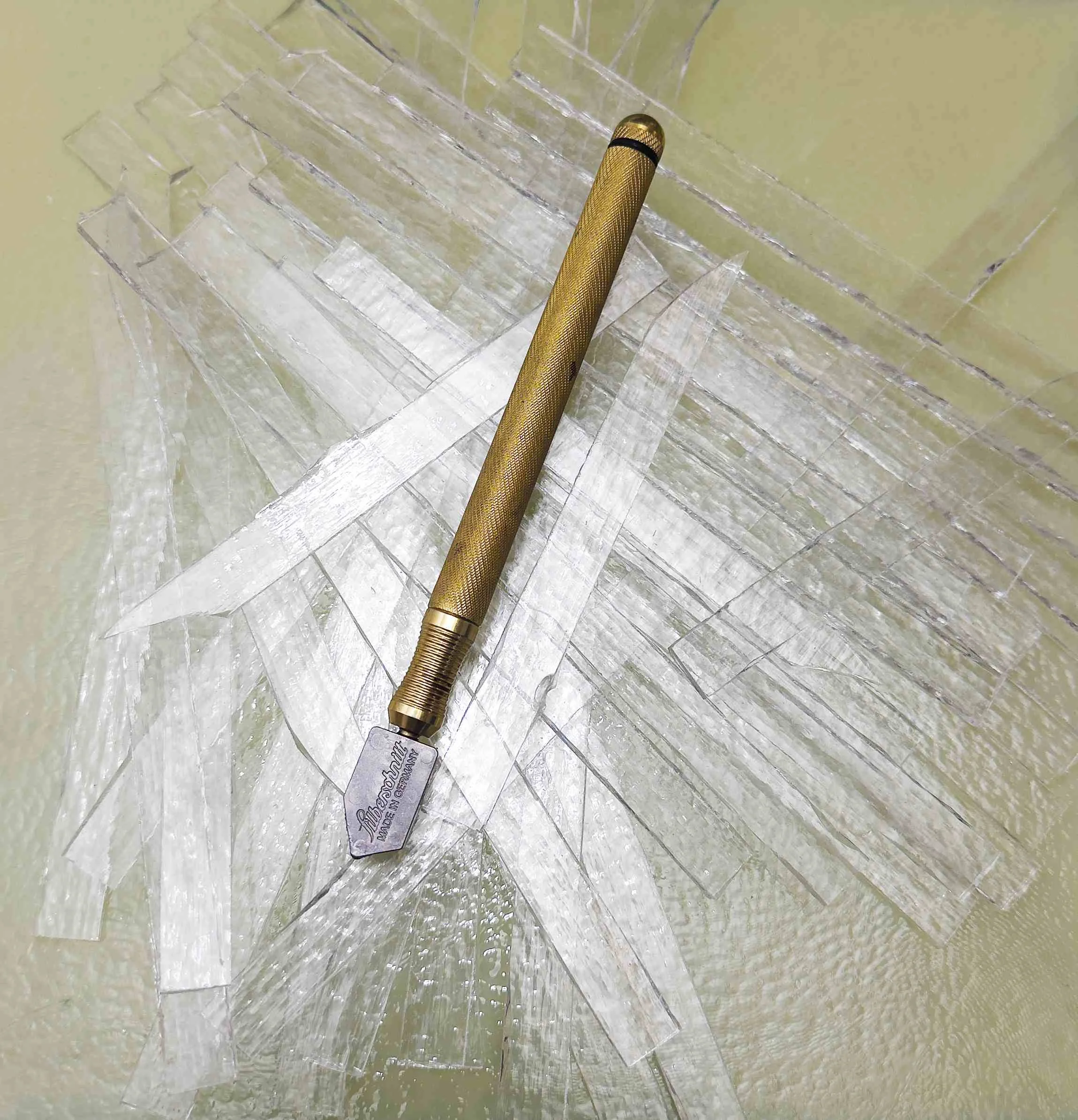 Cutting cold glass - Yikes!