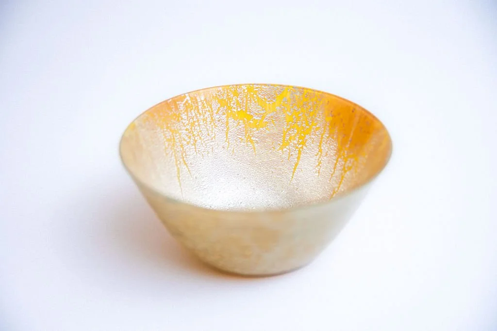 Manzanita 6.5” Kiln Fired Glass Bowl