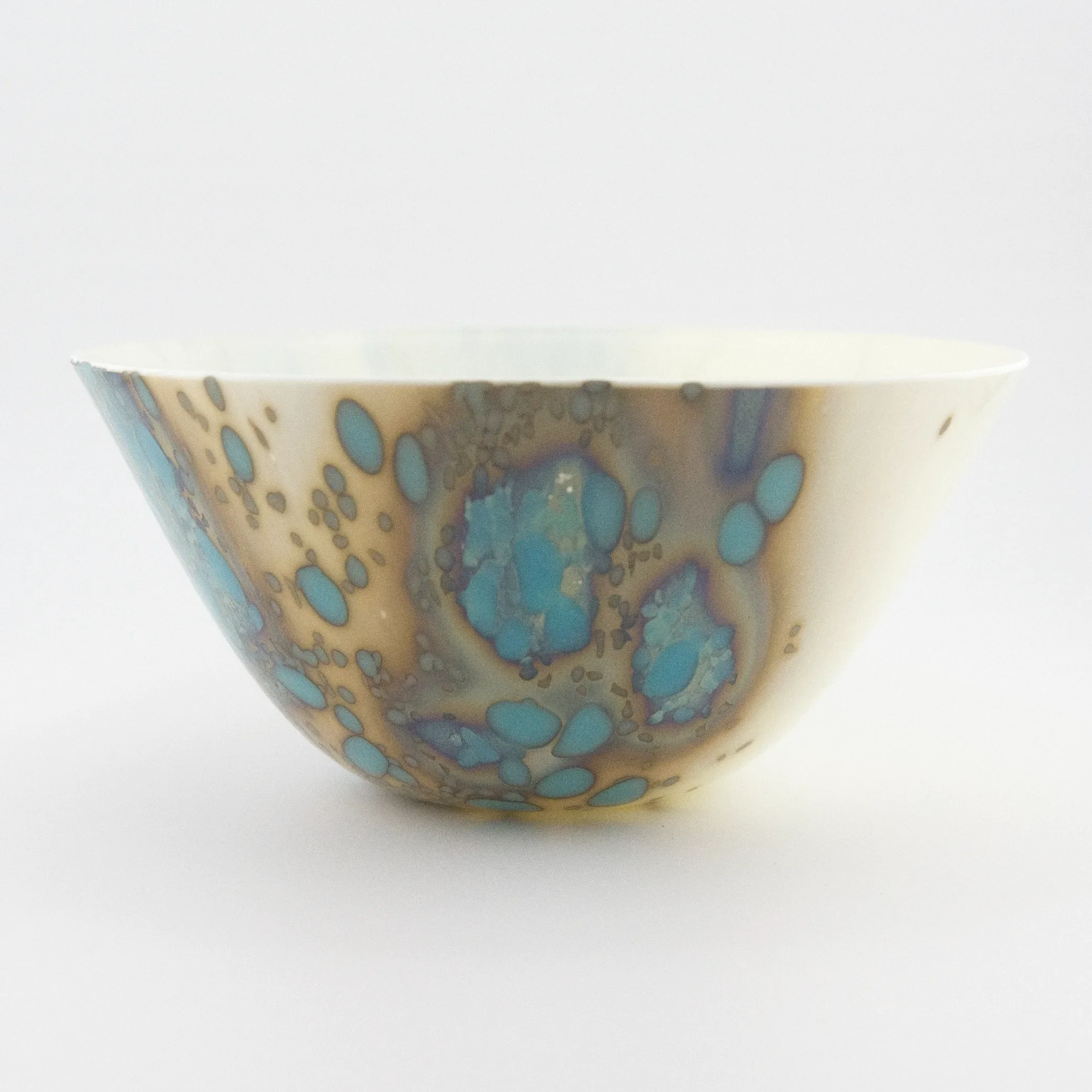 Newport 6.5” kiln fired glass bowl