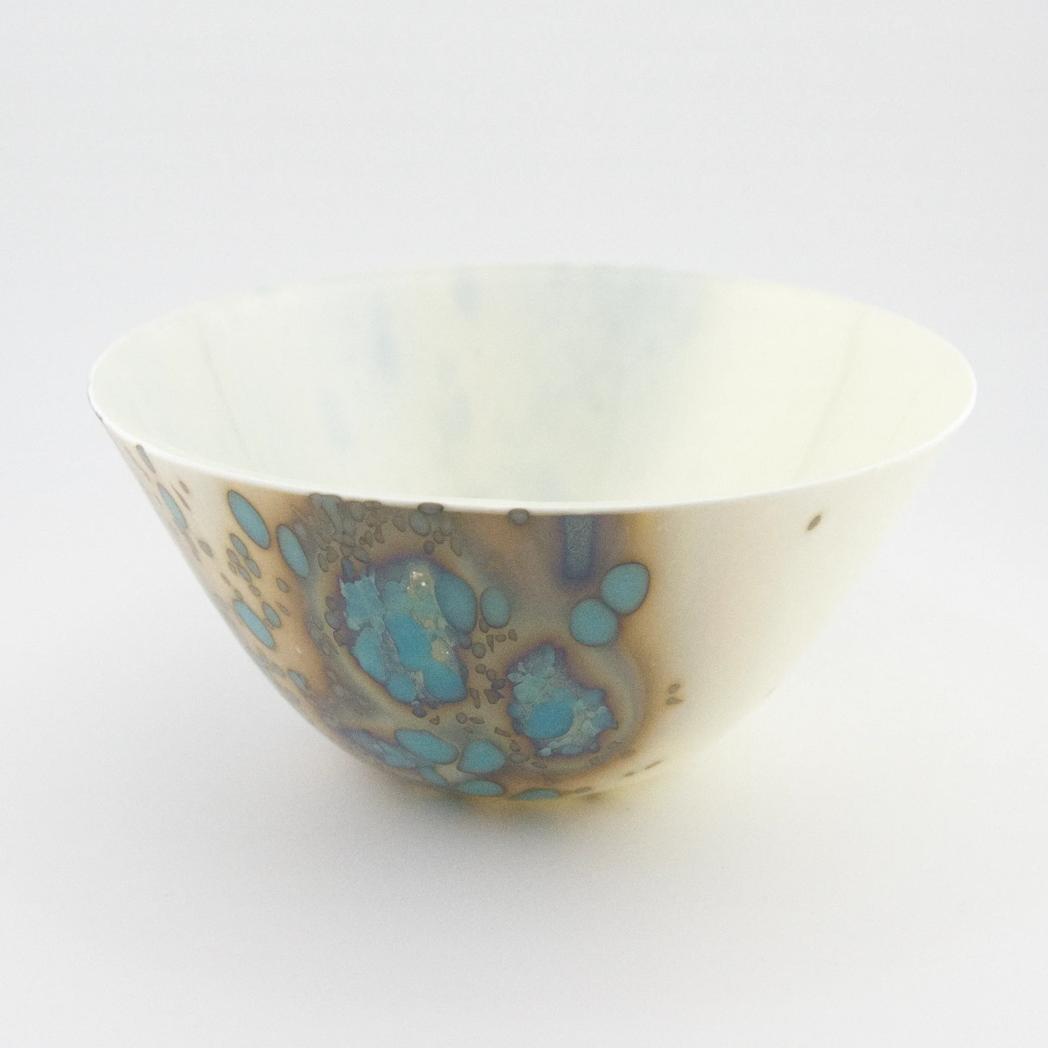 Newport 6.5” kiln fired glass bowl