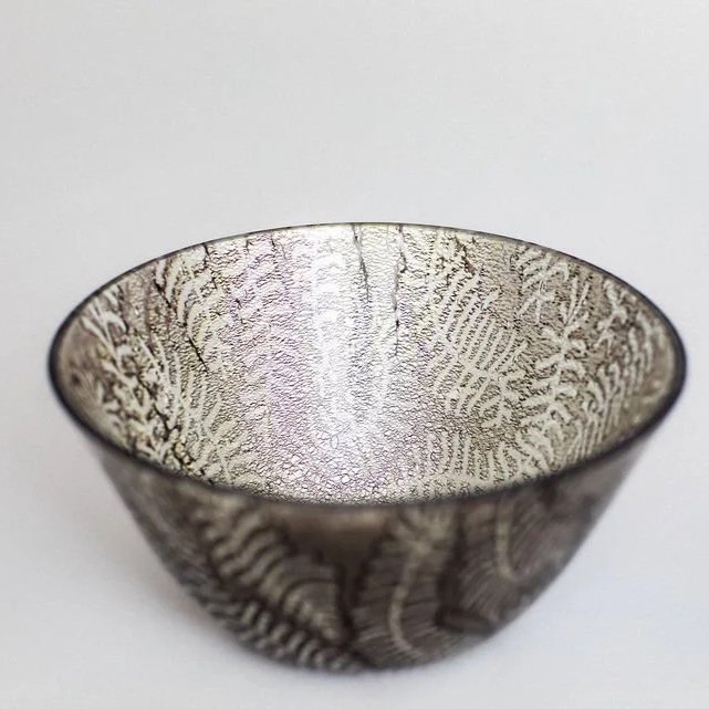 Depot Bay 6.5” Kiln Fired Glass Bowl