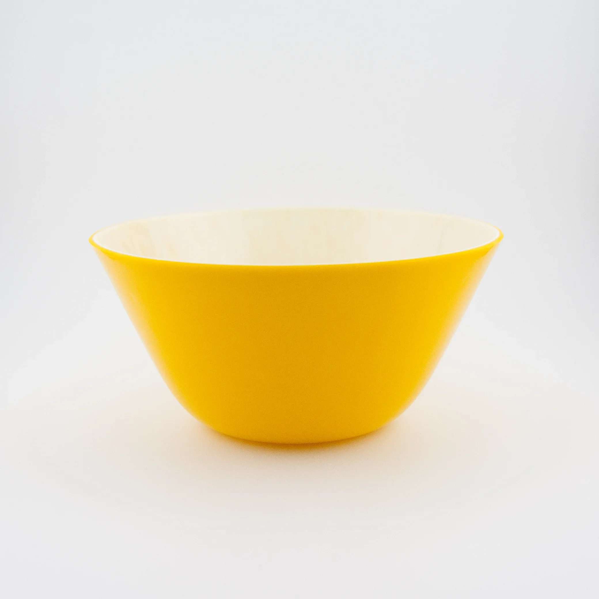 Waldport Yellow 6.5” Kiln Fired Glass Bowl