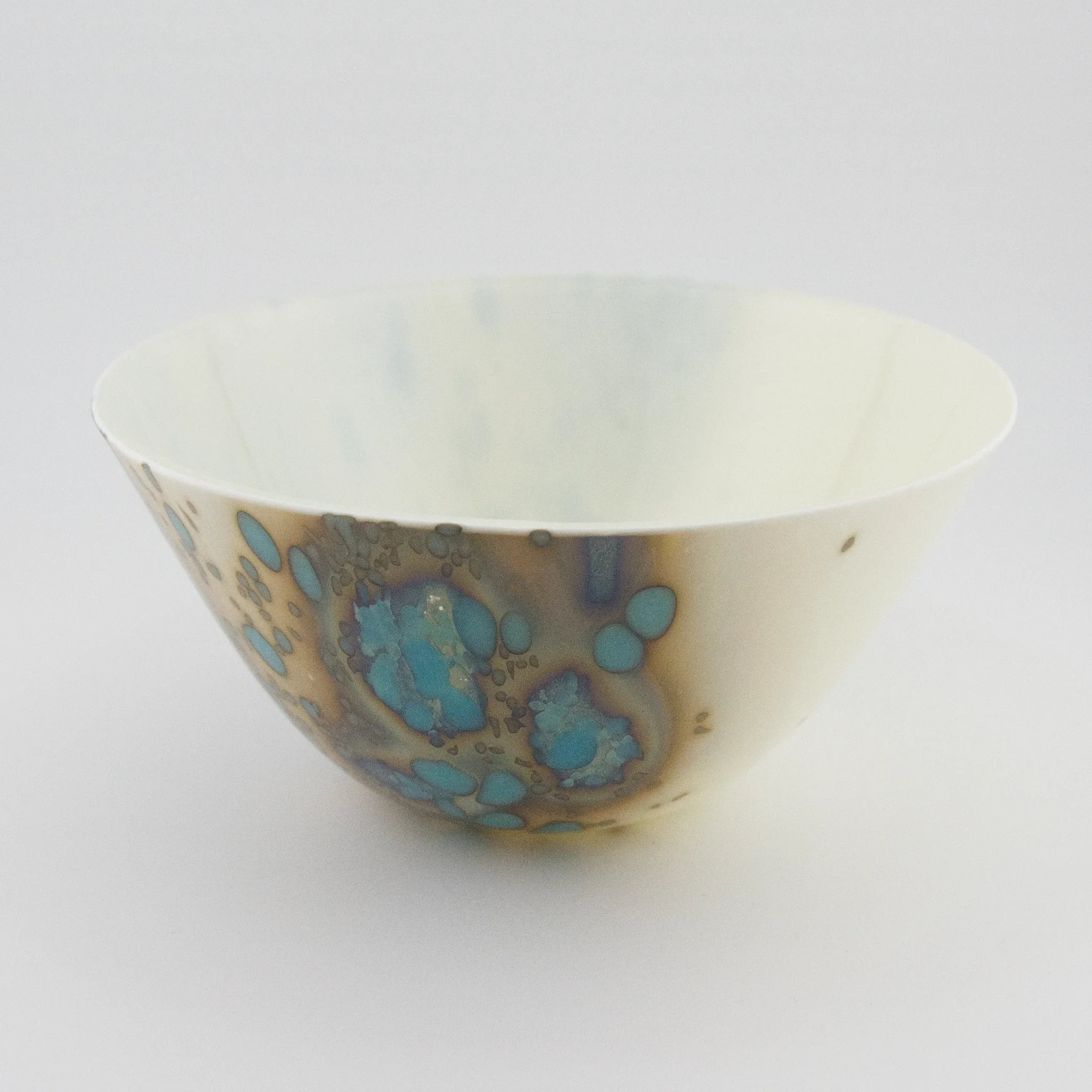 Newport 6.5” Kiln Fired Glass Bowl