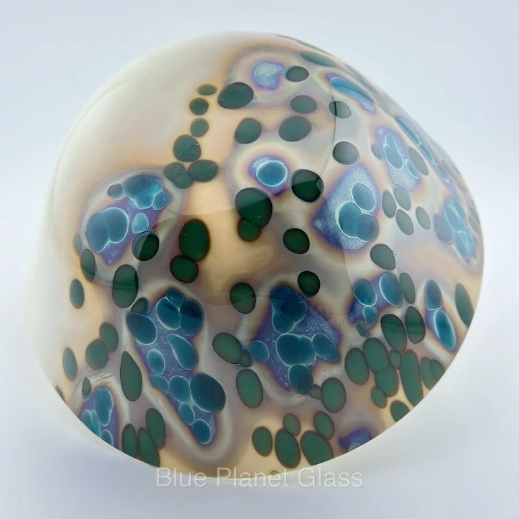 Winchester Barnacles 6.5” Kiln Fired Glass Bowl