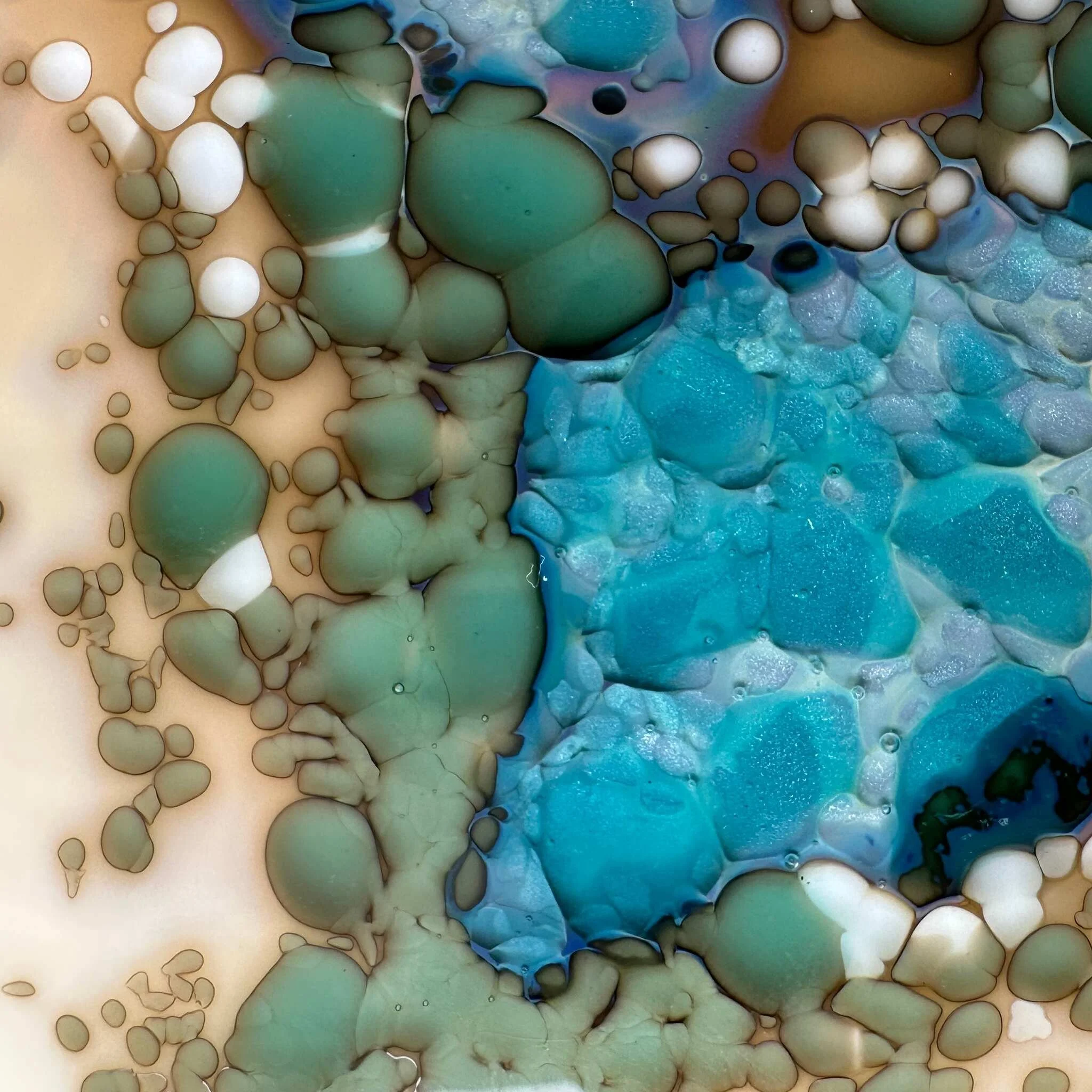 Bend Oregon 6.5” Kiln Fired Glass Bowl