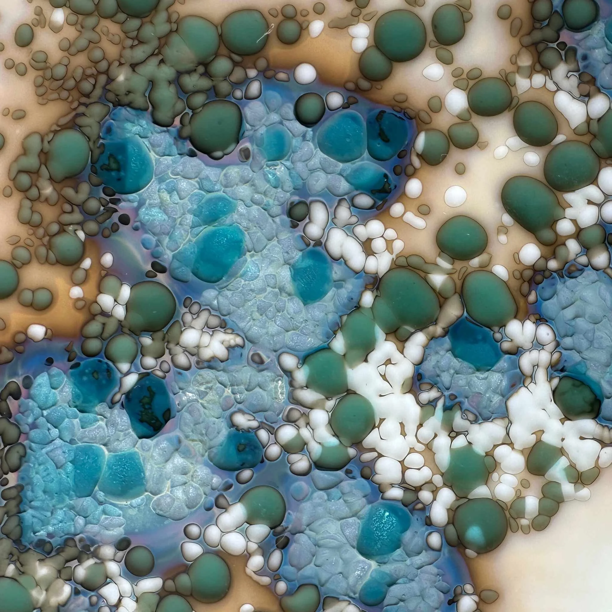 Bend Oregon 6.5” Kiln Fired Glass Bowl