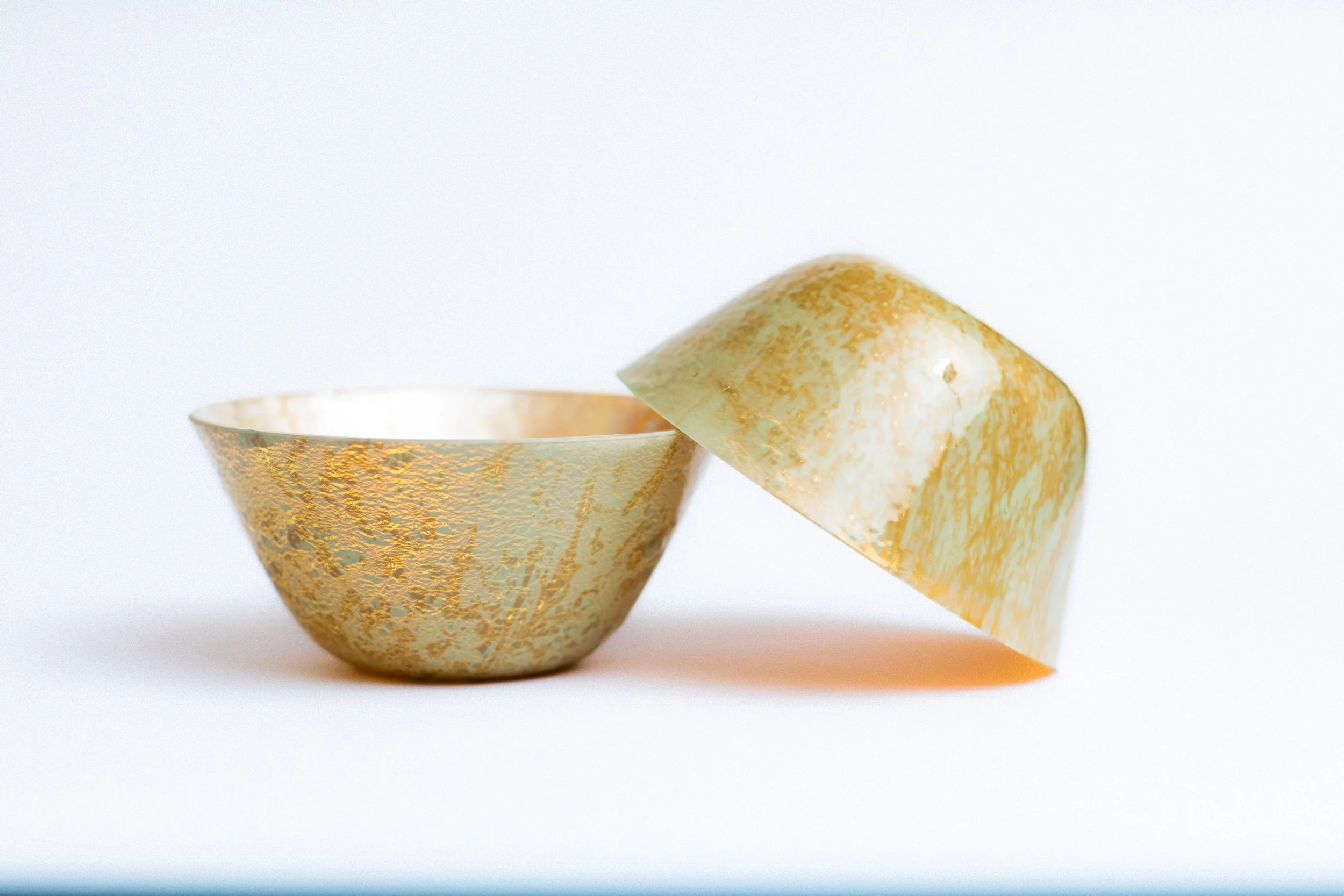 Manzanita 6.5” Kiln Fired Glass Bowl