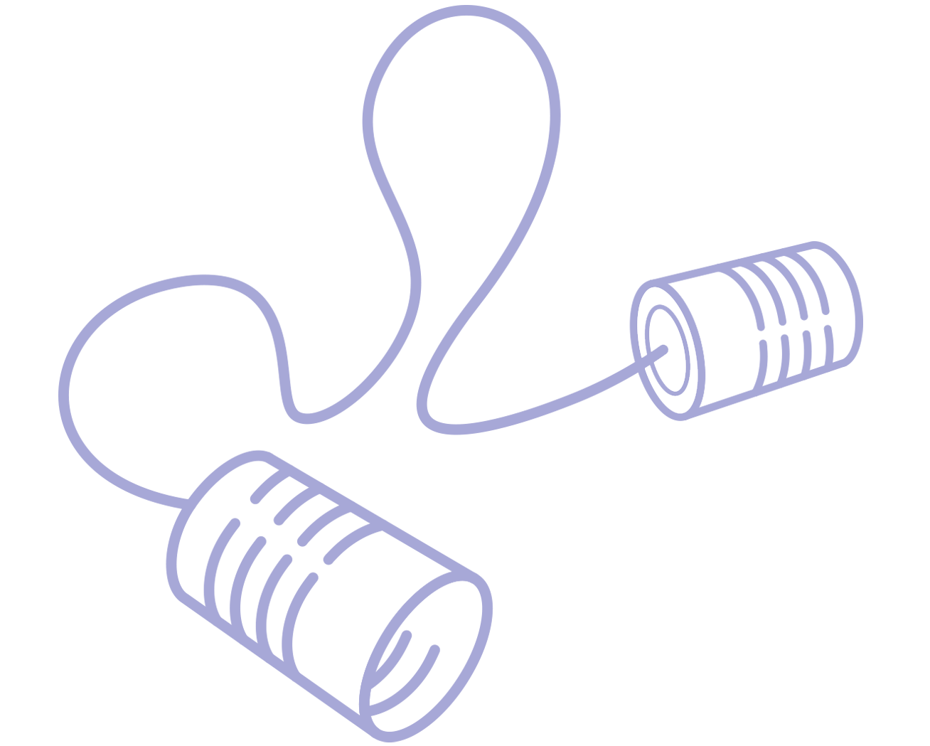 can phones illustration for contact page