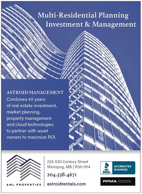 graphic design advertisement for b2b magazine