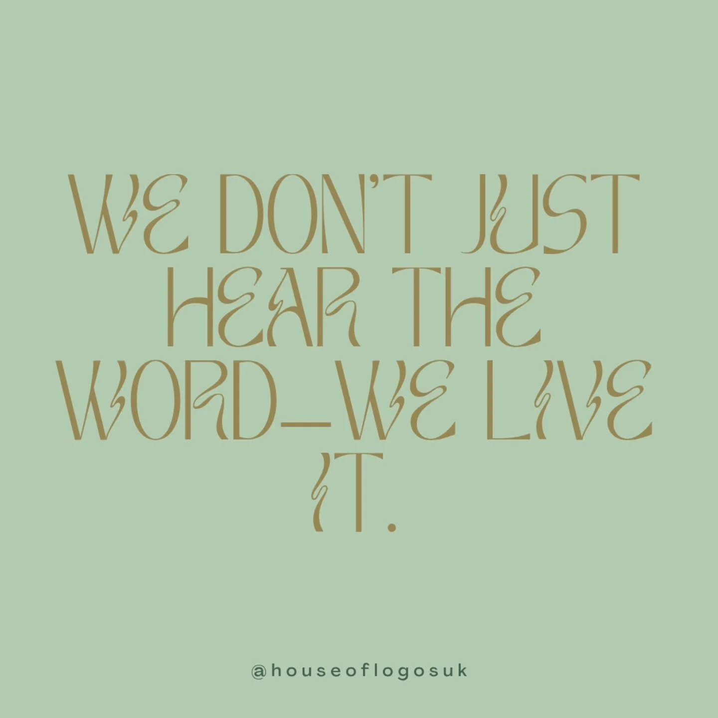 At House of Logos, we don&rsquo;t just hear the Word&mdash;we live it.

Scripture was never given to be admired as ink on a page or reduced to a routine. It is living, active, and effective in the life of the believer when understood in the light of 