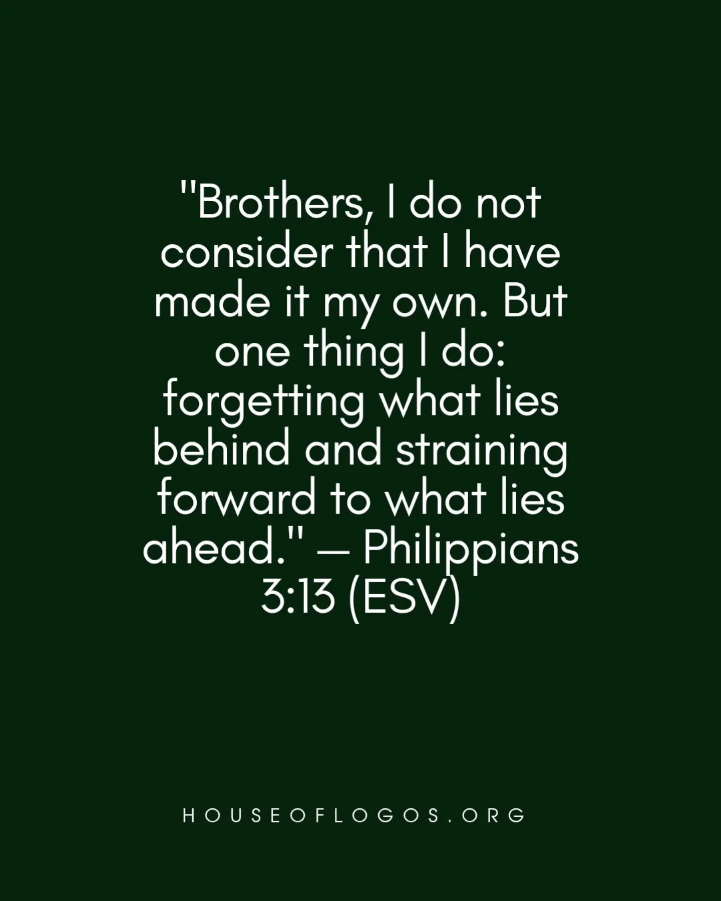 #HouseOfLogos #Philippians313 #BibleTeaching #Discipleship #Faith