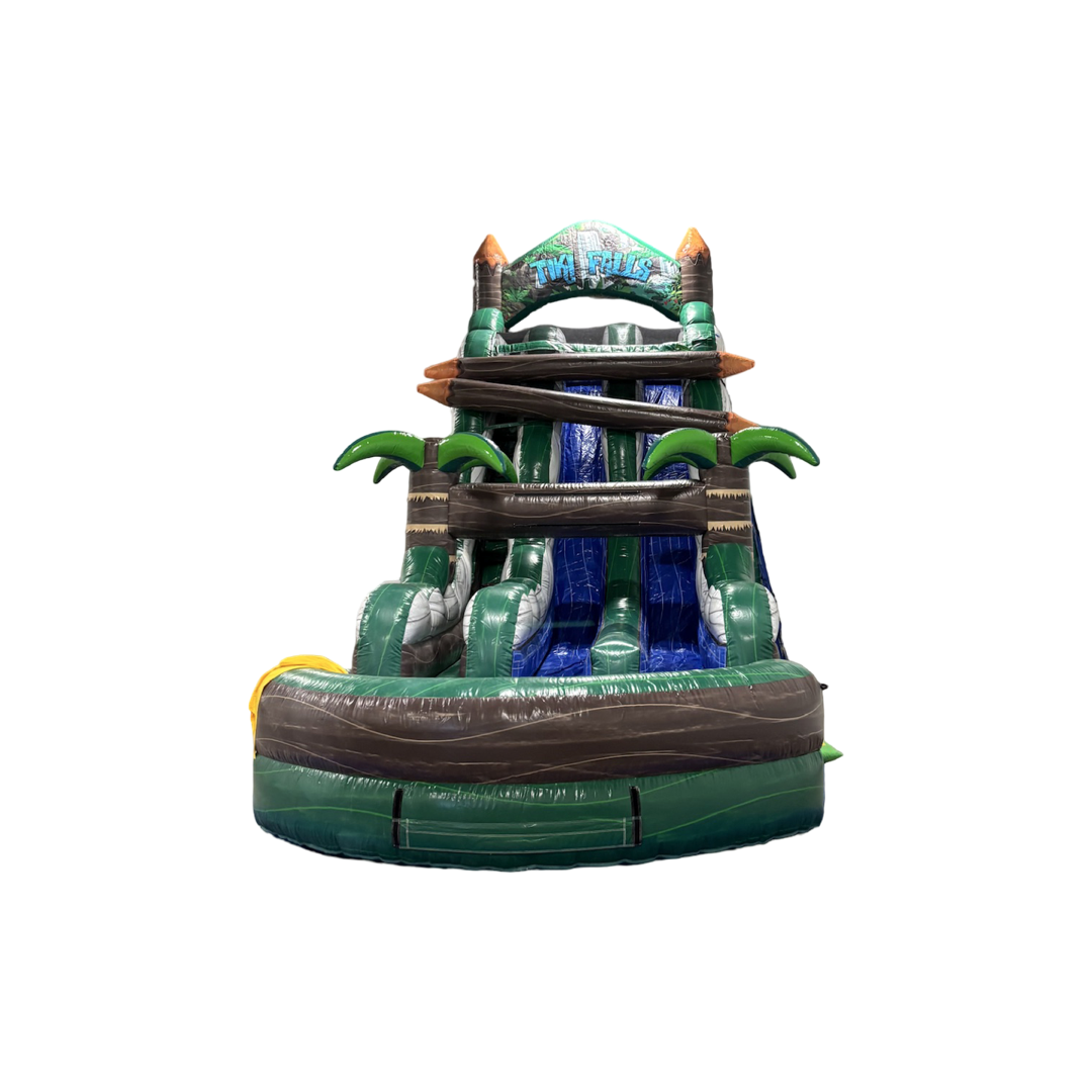 Tiki Falls  Waterslide (Can be used wet or dry)