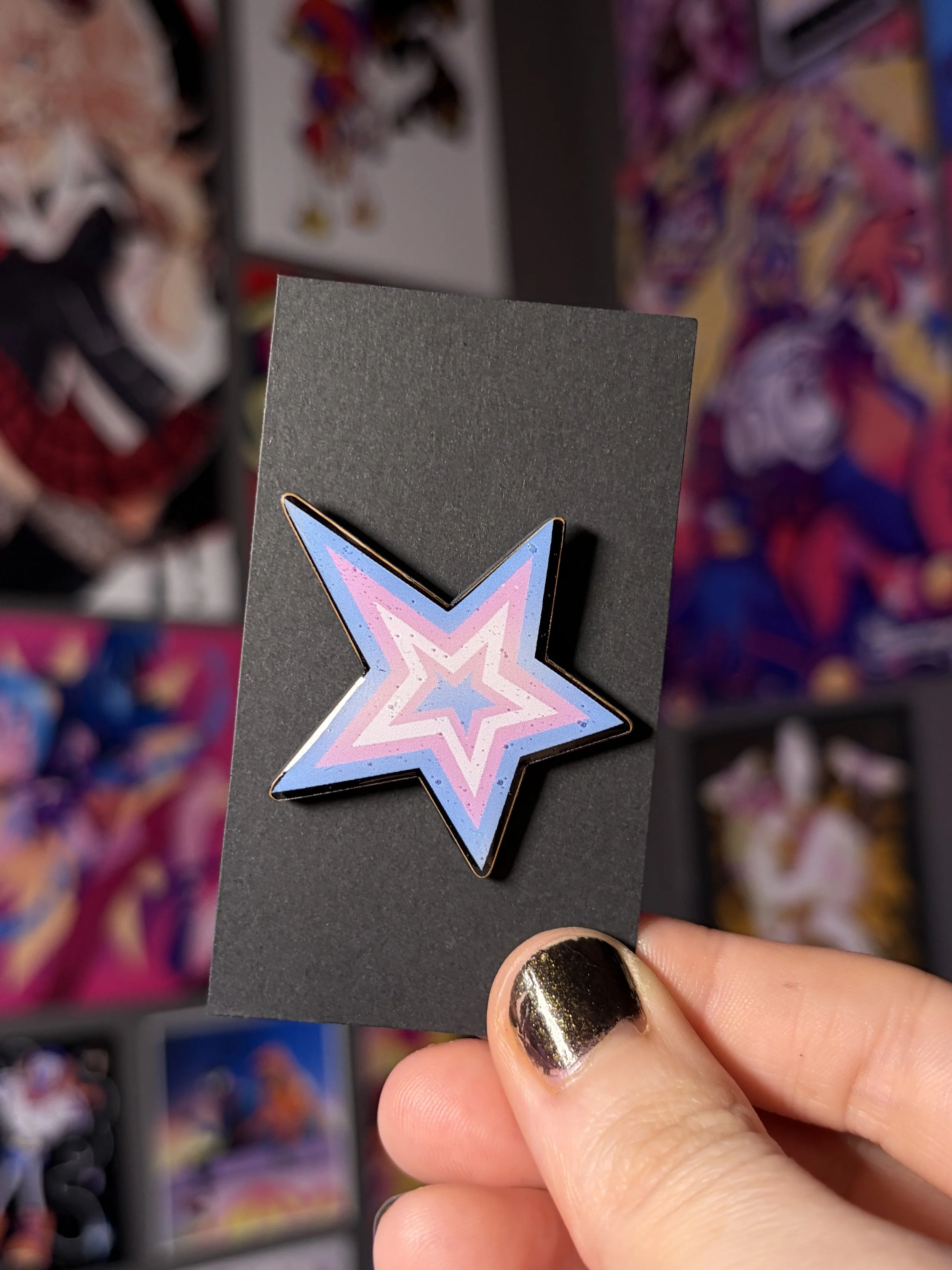 Trans Pride Star Pin
