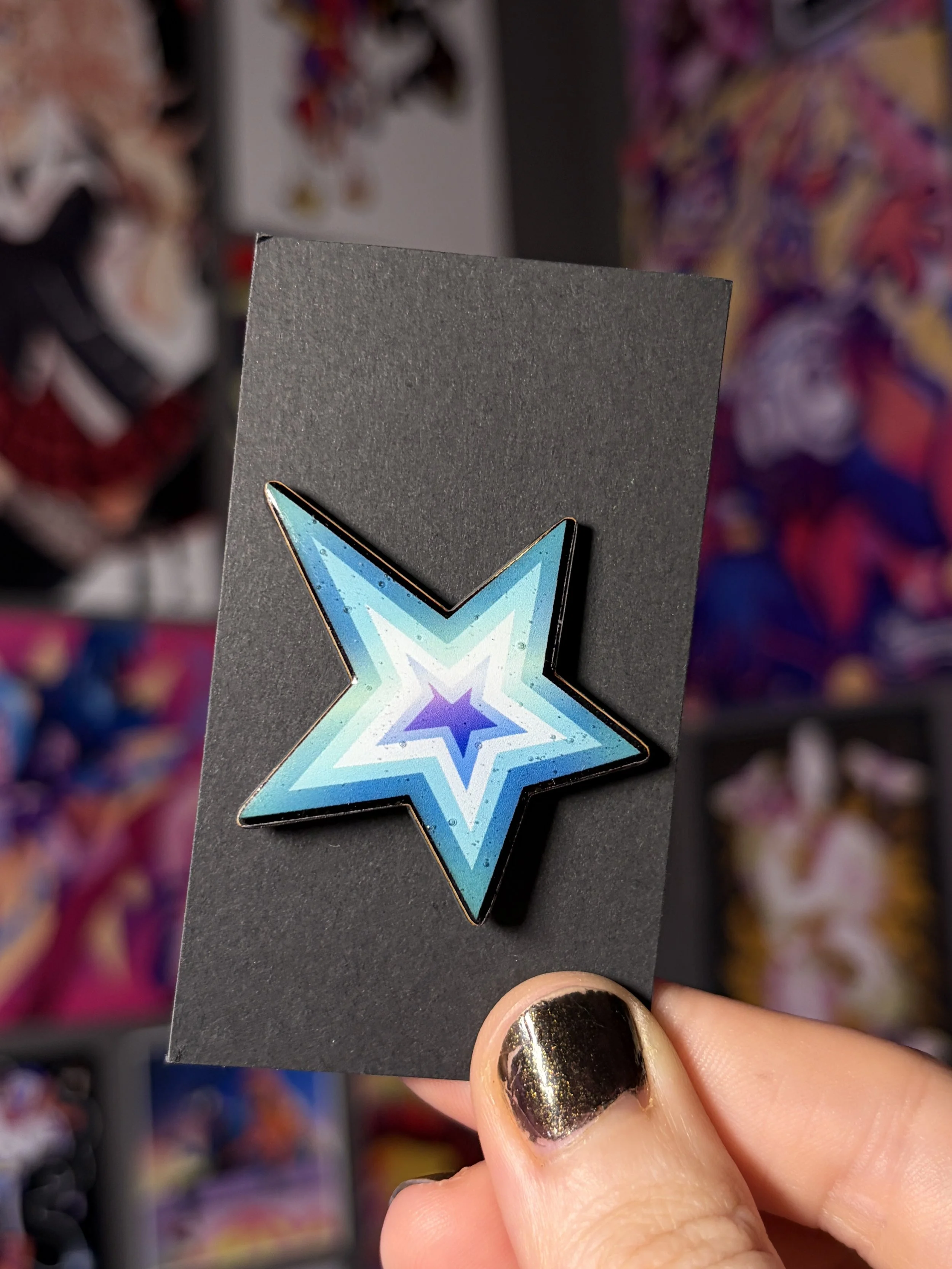 Gay Pride Star Pin