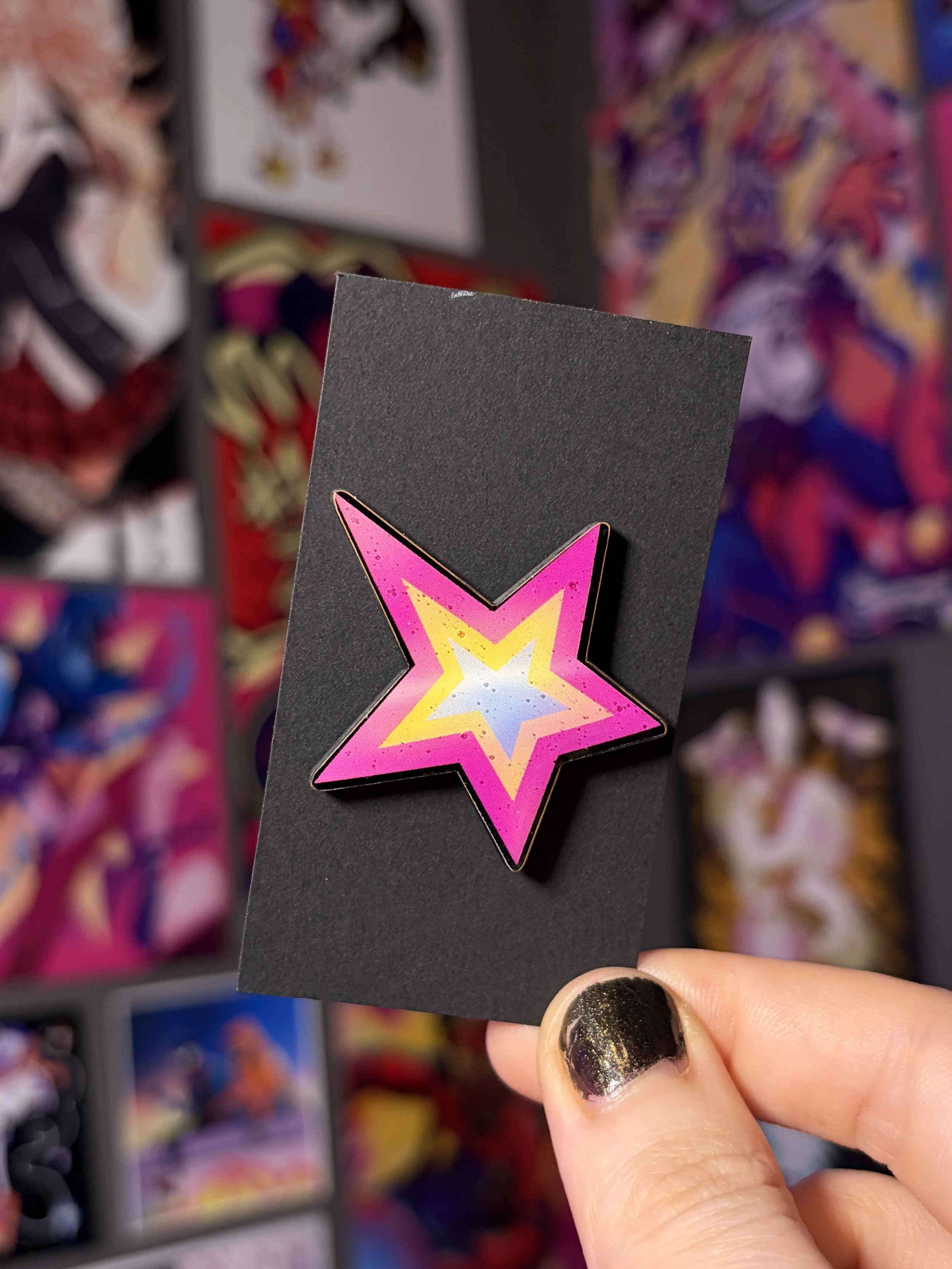 Pansexual Pride Star Pin