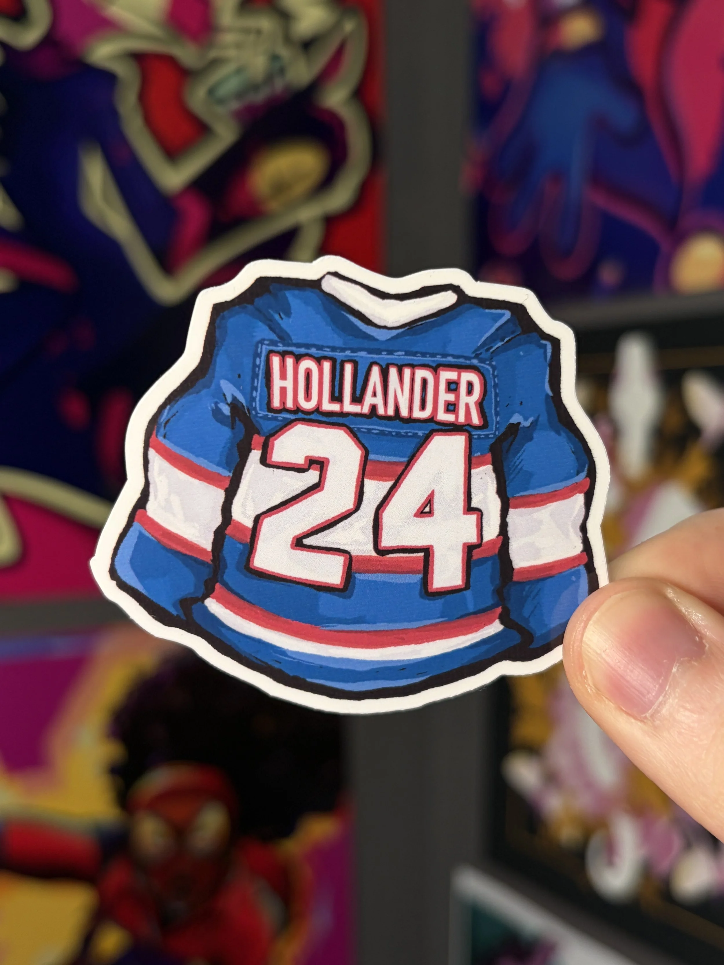 Shane Hollander Jersey Sticker