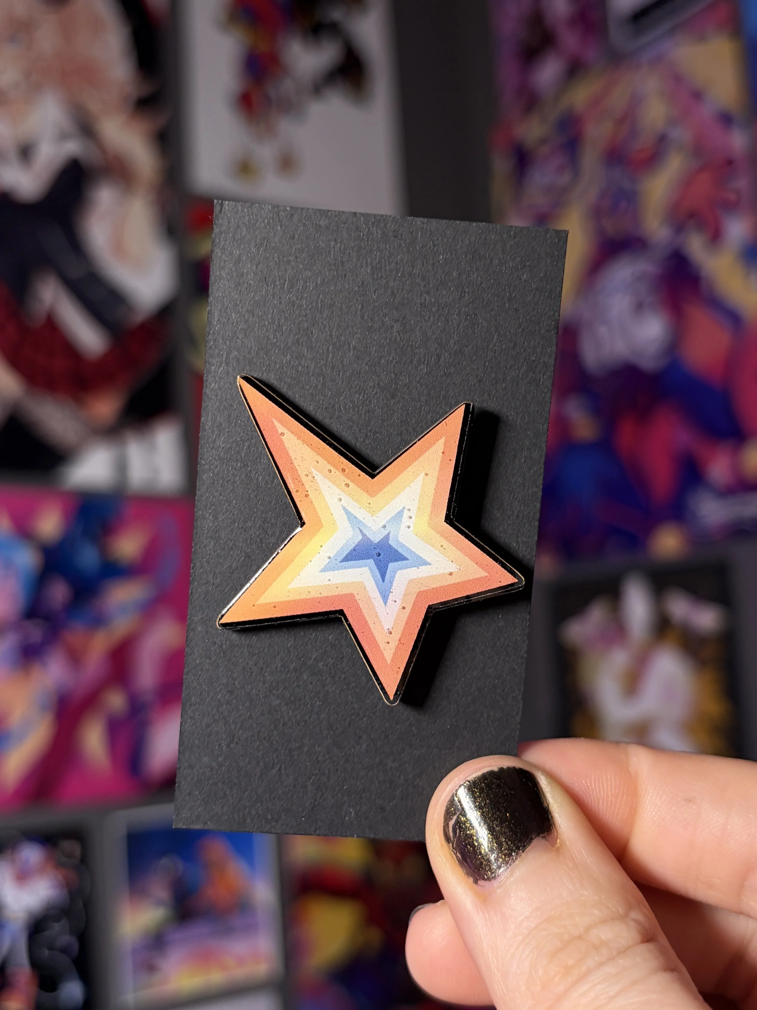 AroAce Pride Star Pin