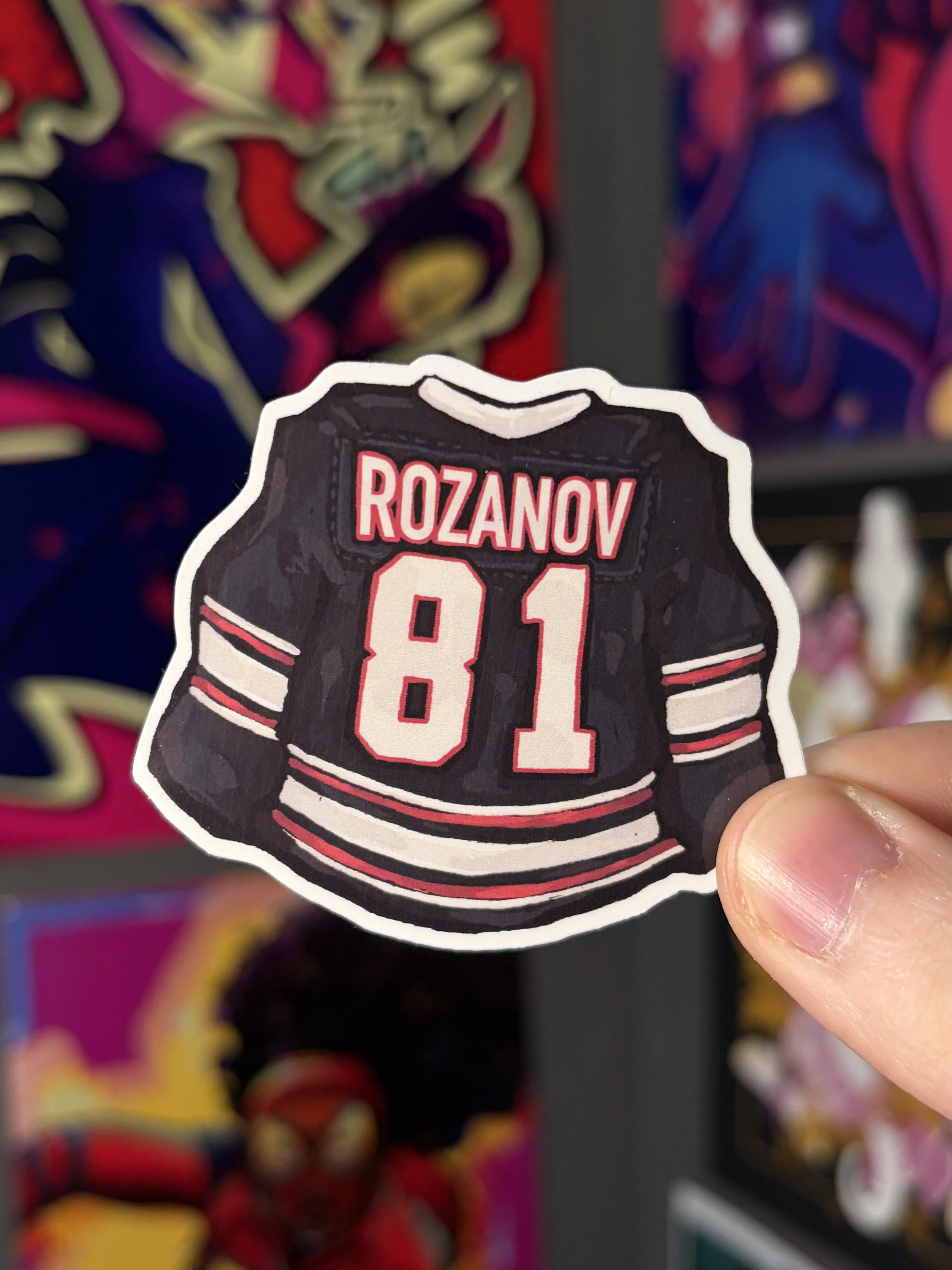 Ilya Rozanov Jersey Sticker