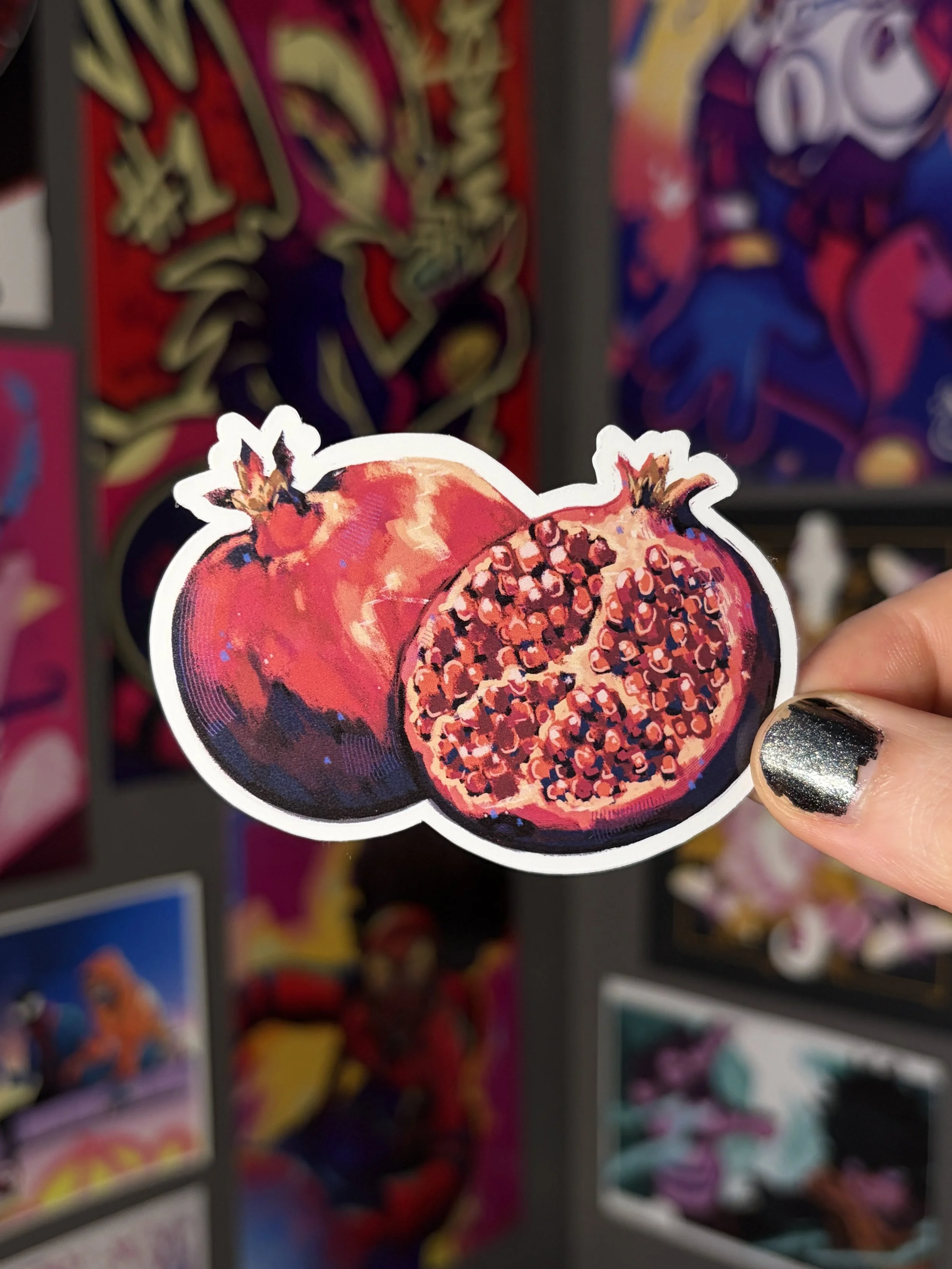 Pomegranate Sticker