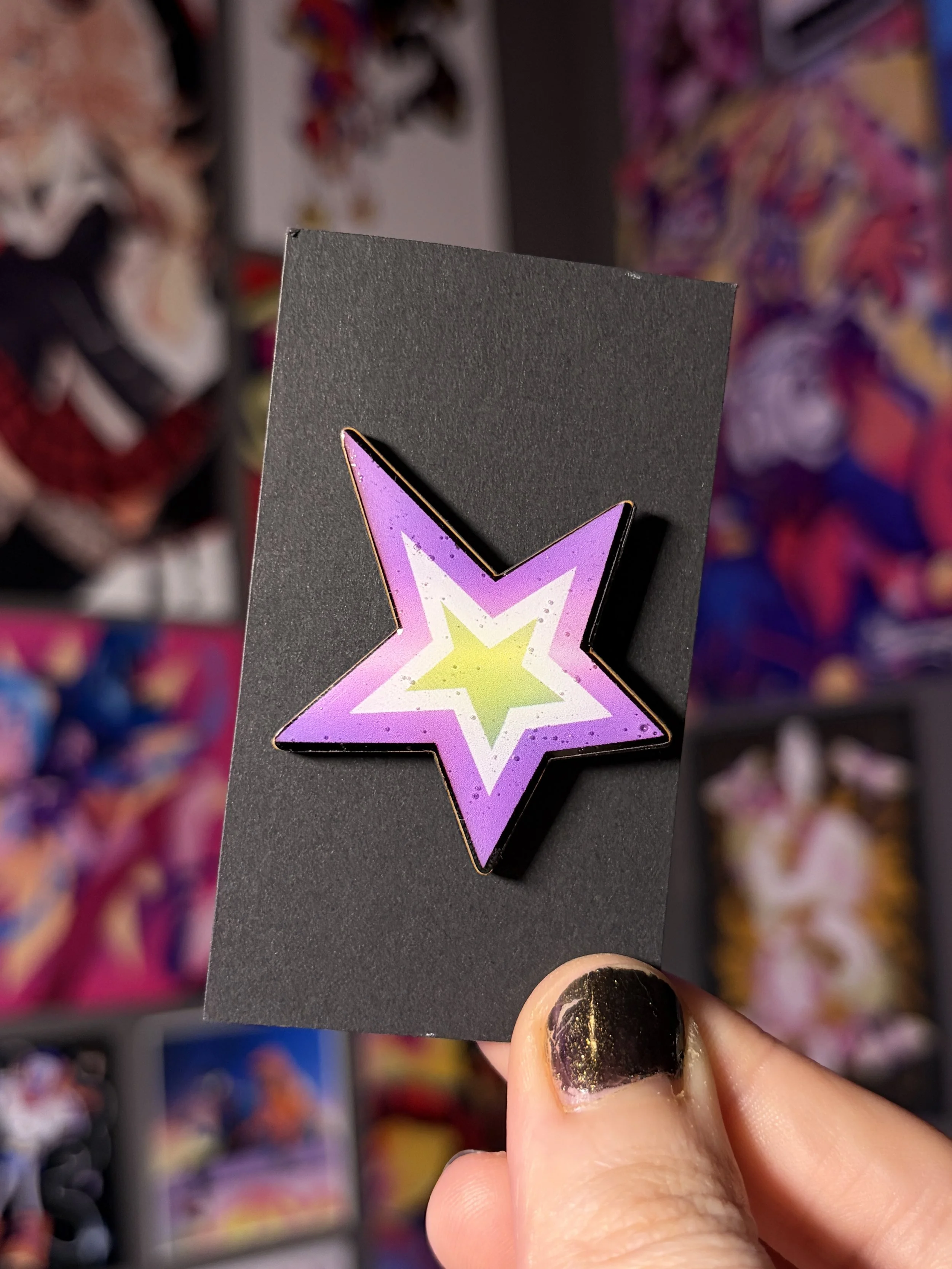 Genderqueer Pride Star Pin
