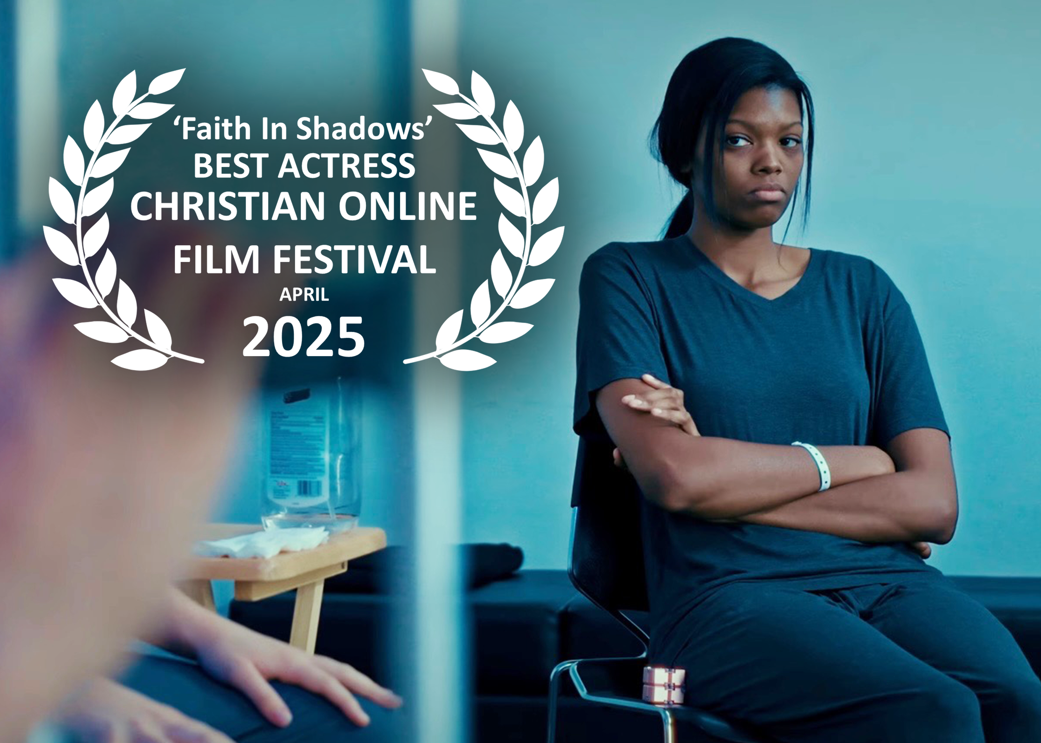 Peighton Williamson won the "Best Actress" Award for her role as "Nia" in Faith in Shadows at the Christian Online Film Festival 2025