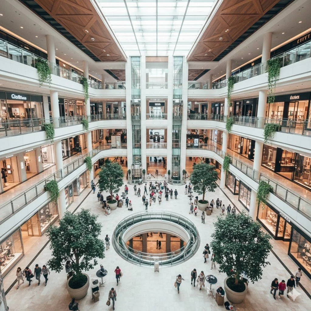 롯데월드몰 벽면녹화 조경 시공