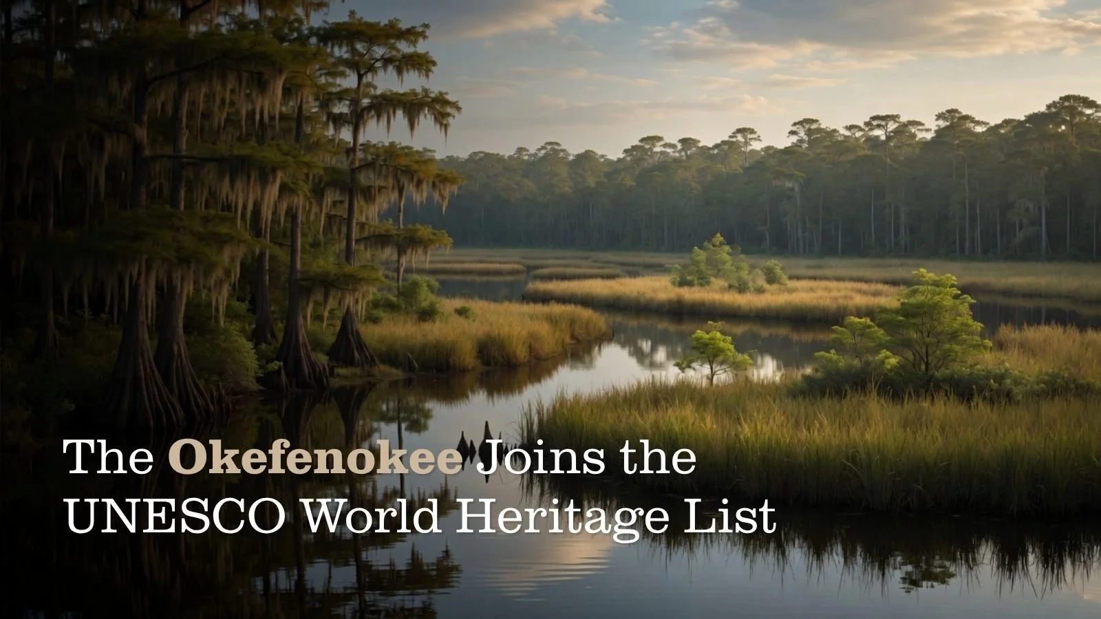 A World Treasure Next Door: The Okefenokee Joins the UNESCO World Heritage List