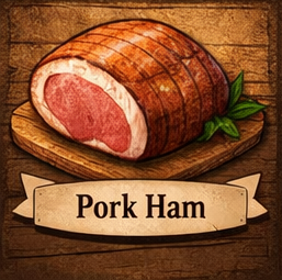Pork Ham (Bulk, $7.00/lb)