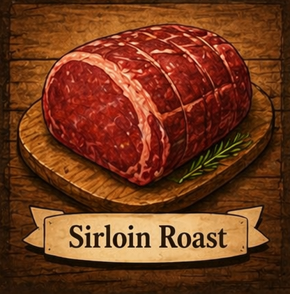 Grass-Fed Sirloin Roast 2.5 lbs (Pre-Order)
