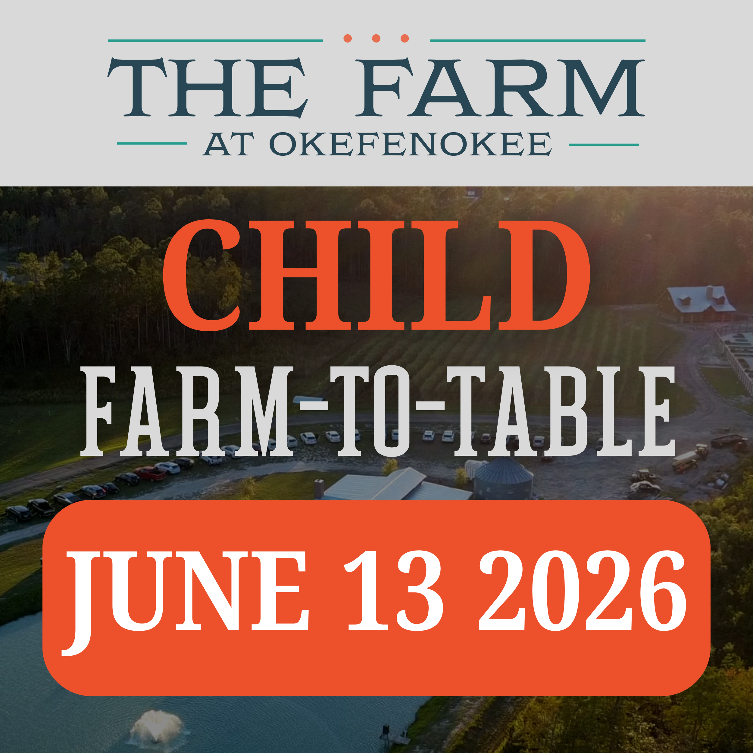 Farm-to-Table Dinner June 13, 2026 CHILD (15 and Under)