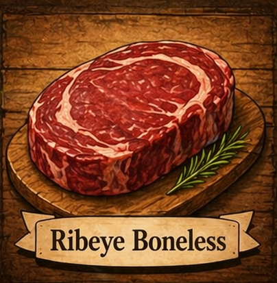 Grass-Fed Ribeye Boneless 16 oz (Pre-Order)