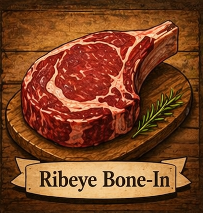 Grass-Fed Ribeye Bone-In 20 oz (Pre-Order)