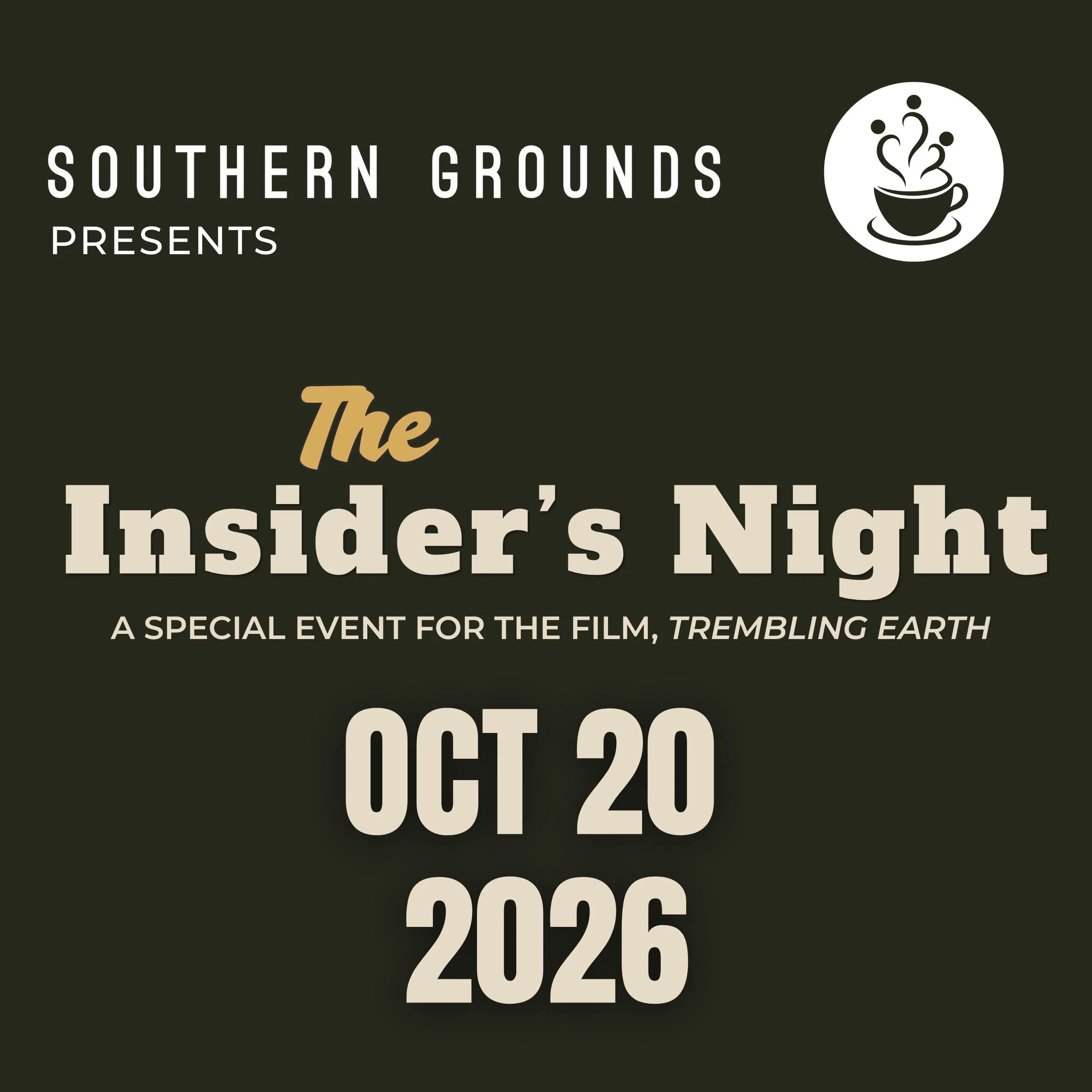 The Insider's Night - OCT 20