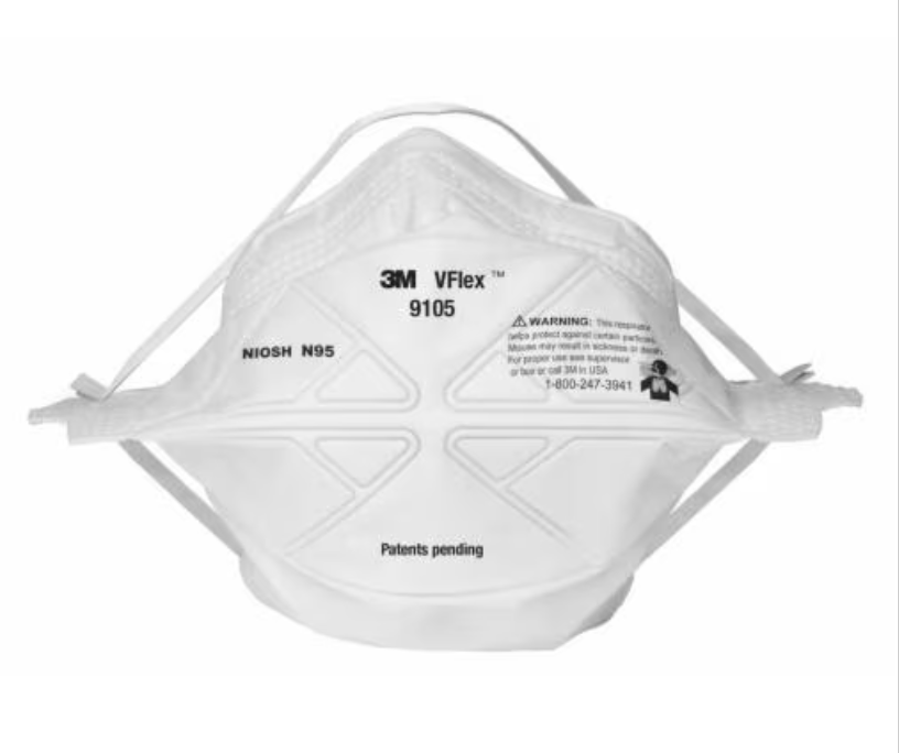 3M VFlex 9105 NIOSH N95 Particulate Respirator