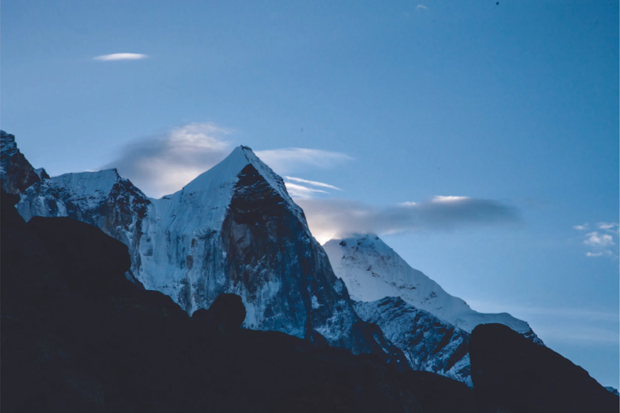 Himalayan mountain peak.