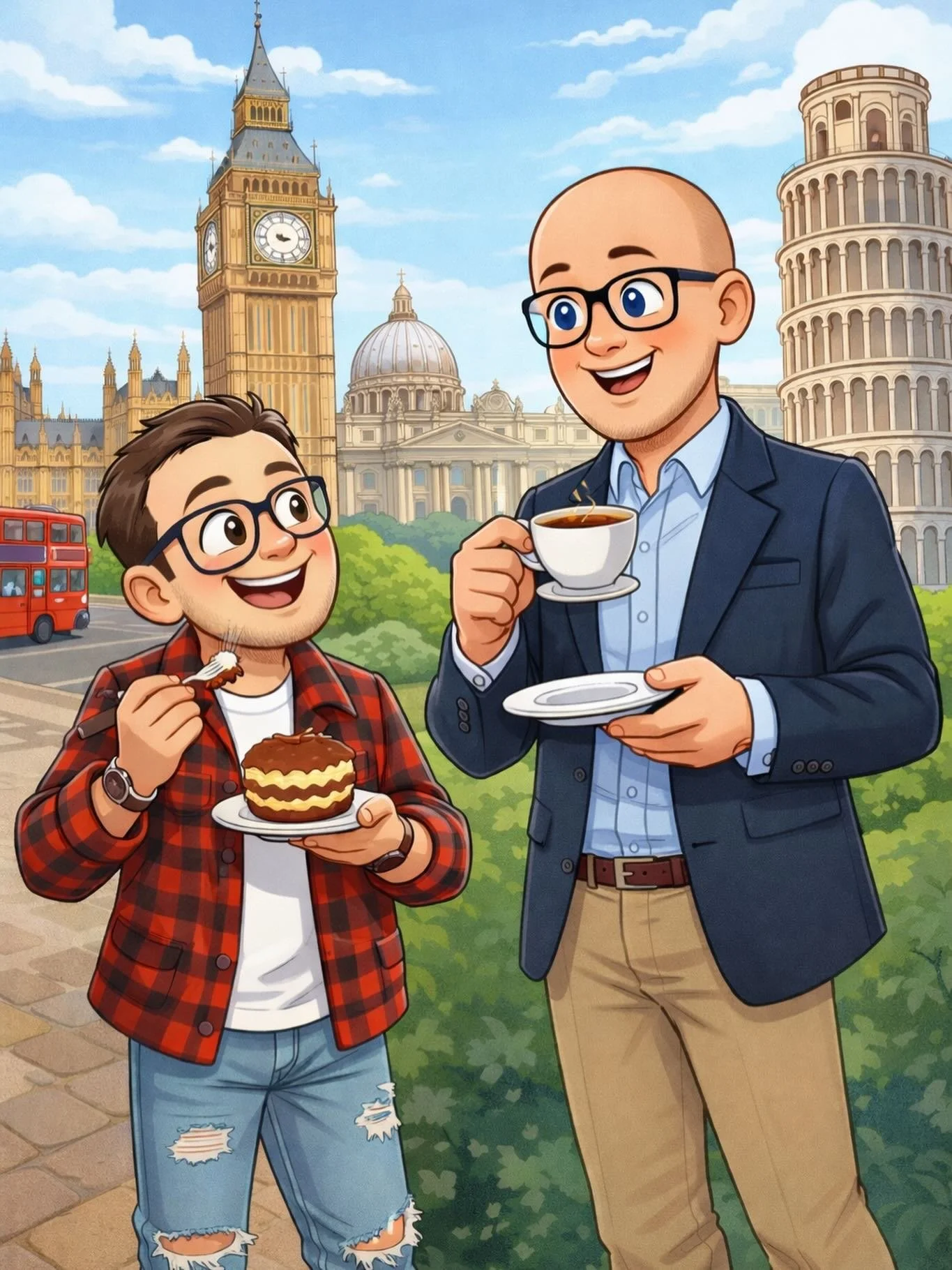 Tea &amp; Tiramisu ☕🍰
One British accent. One Italian hand gesture.
Two people running the London Marathon 🏃&zwj;♀️🏃&zwj;♂️
What could possibly go wrong?
Follow for culture shocks &amp; sore legs.

#teaandtiramisu #teaandbooks☕️📚 #londonmarathon2