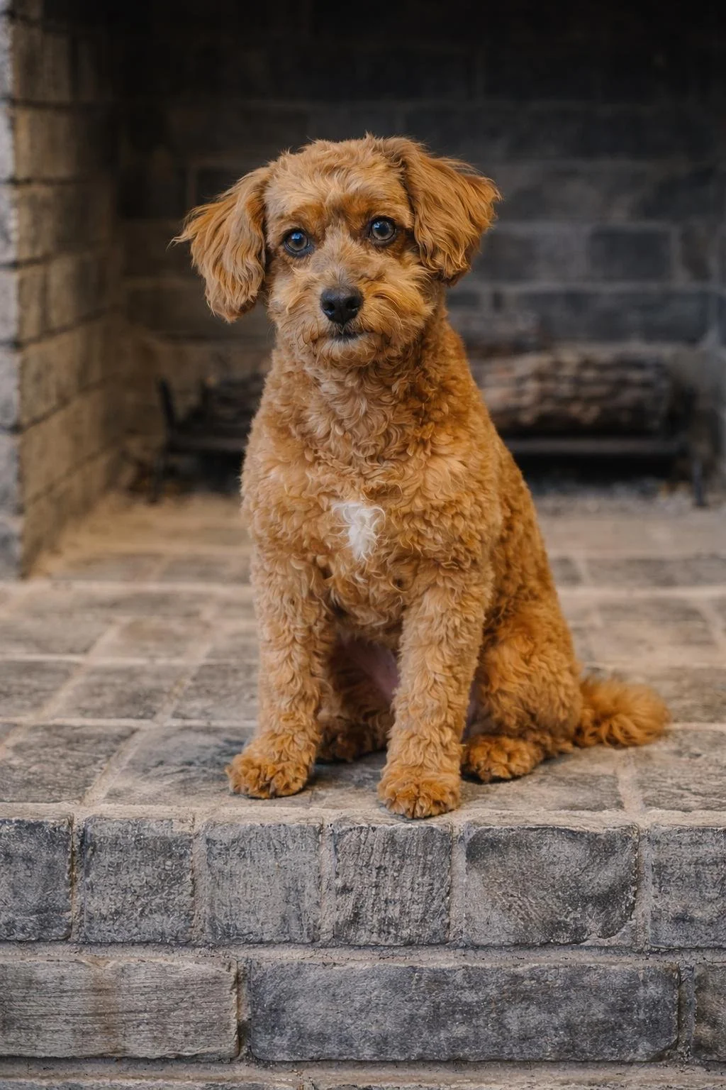 Toy Aussiedoodle puppy for sale in Alabama with blue eyes