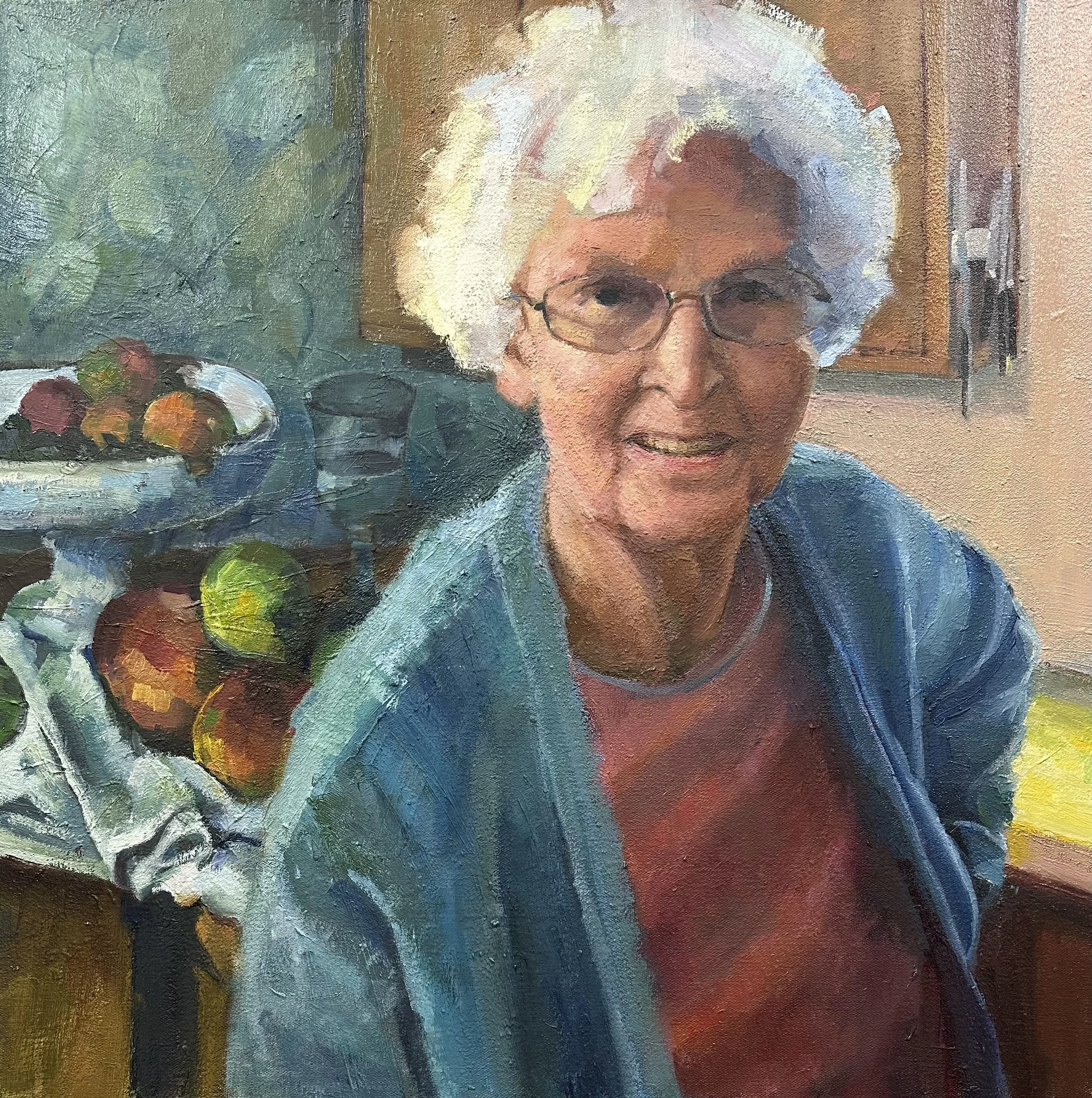 Katherine by Patti Vrobel. Oil. NFS. 