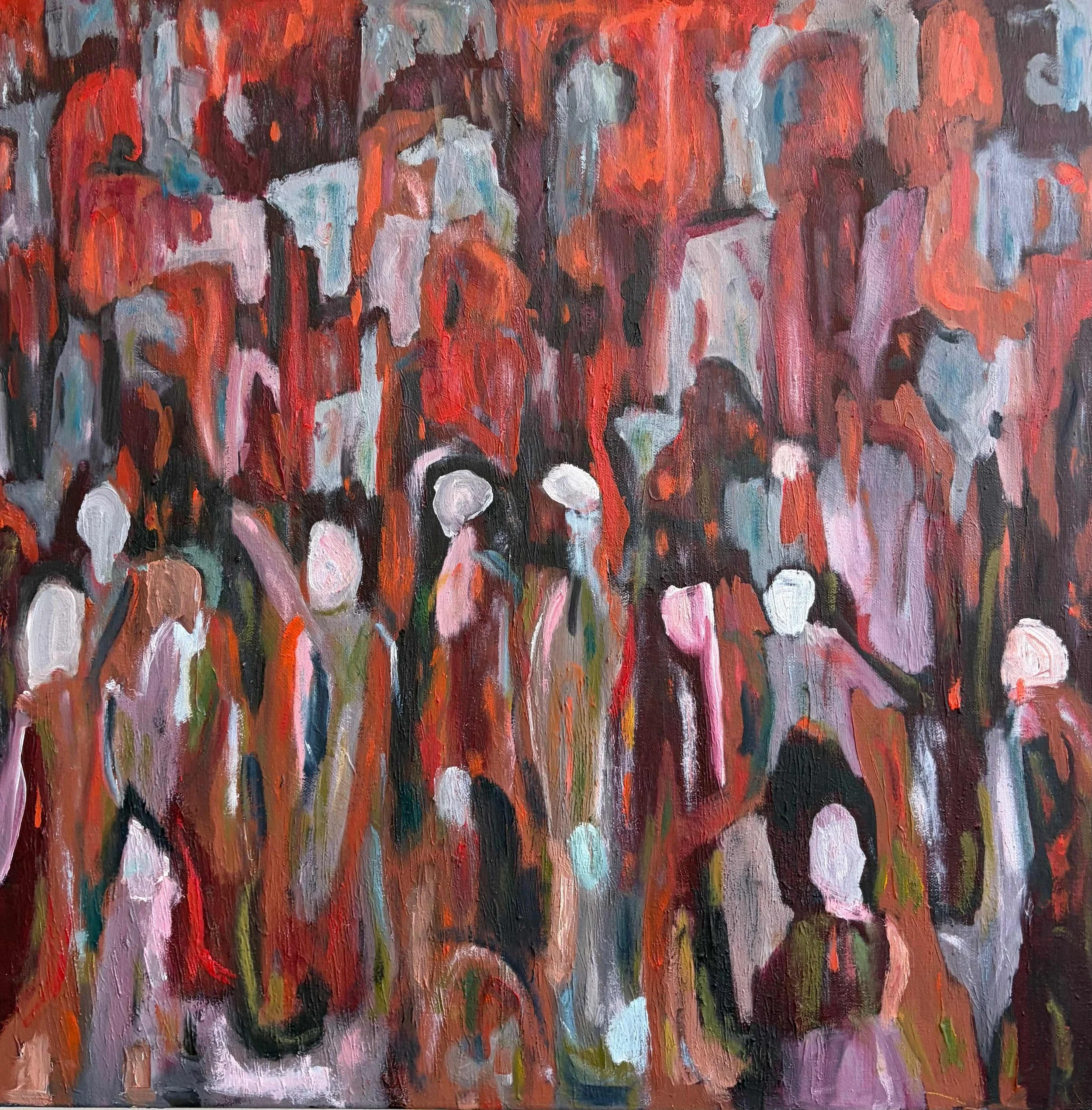 Gaza by John Landberg. Oil. $600.00.