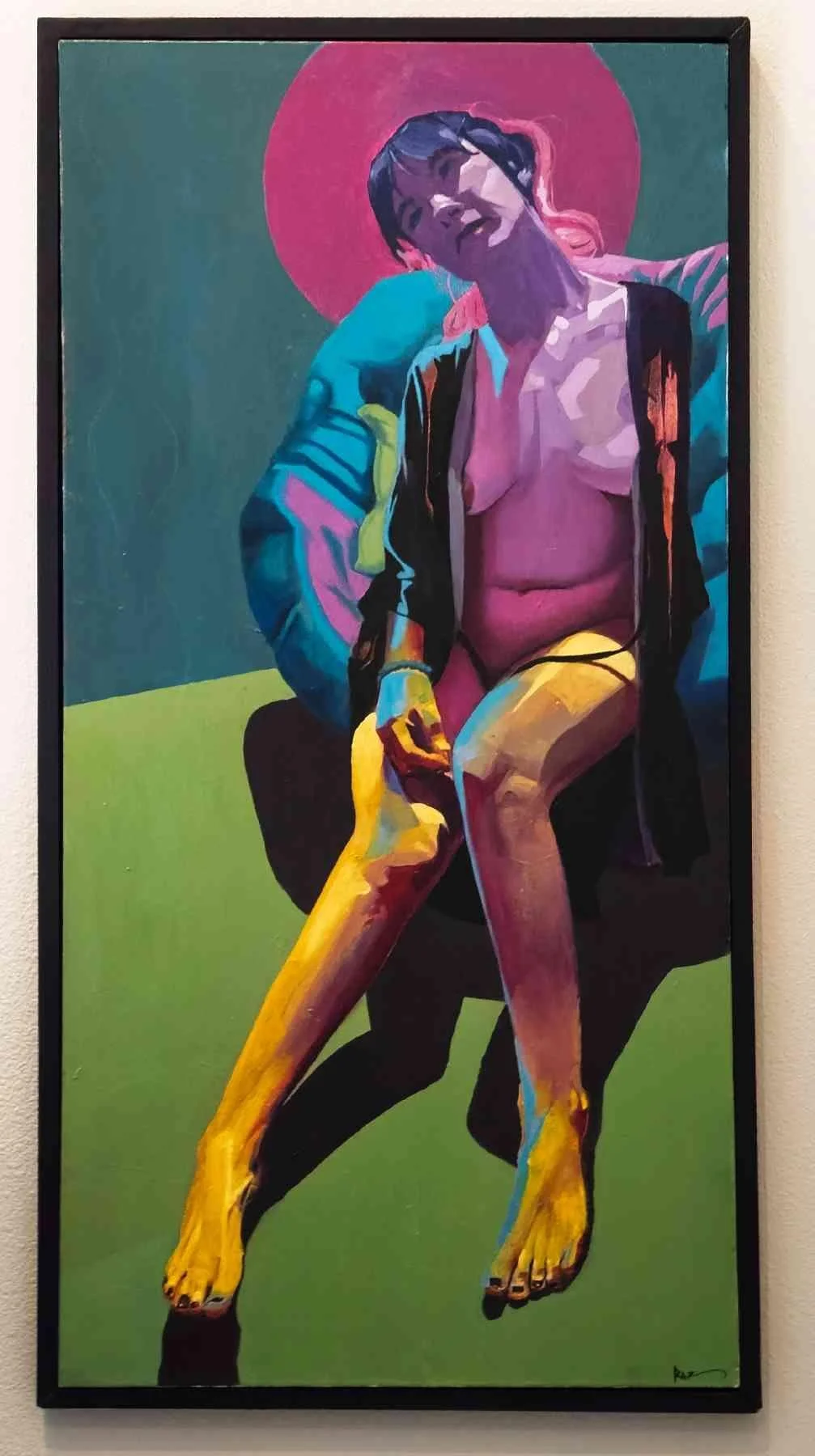 Waiting Room by Ray Garcia. Oil. $700.