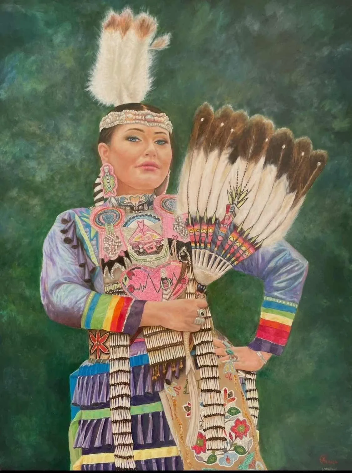 Littleleaf by Kathy Cupp. Oil. $2,000. 