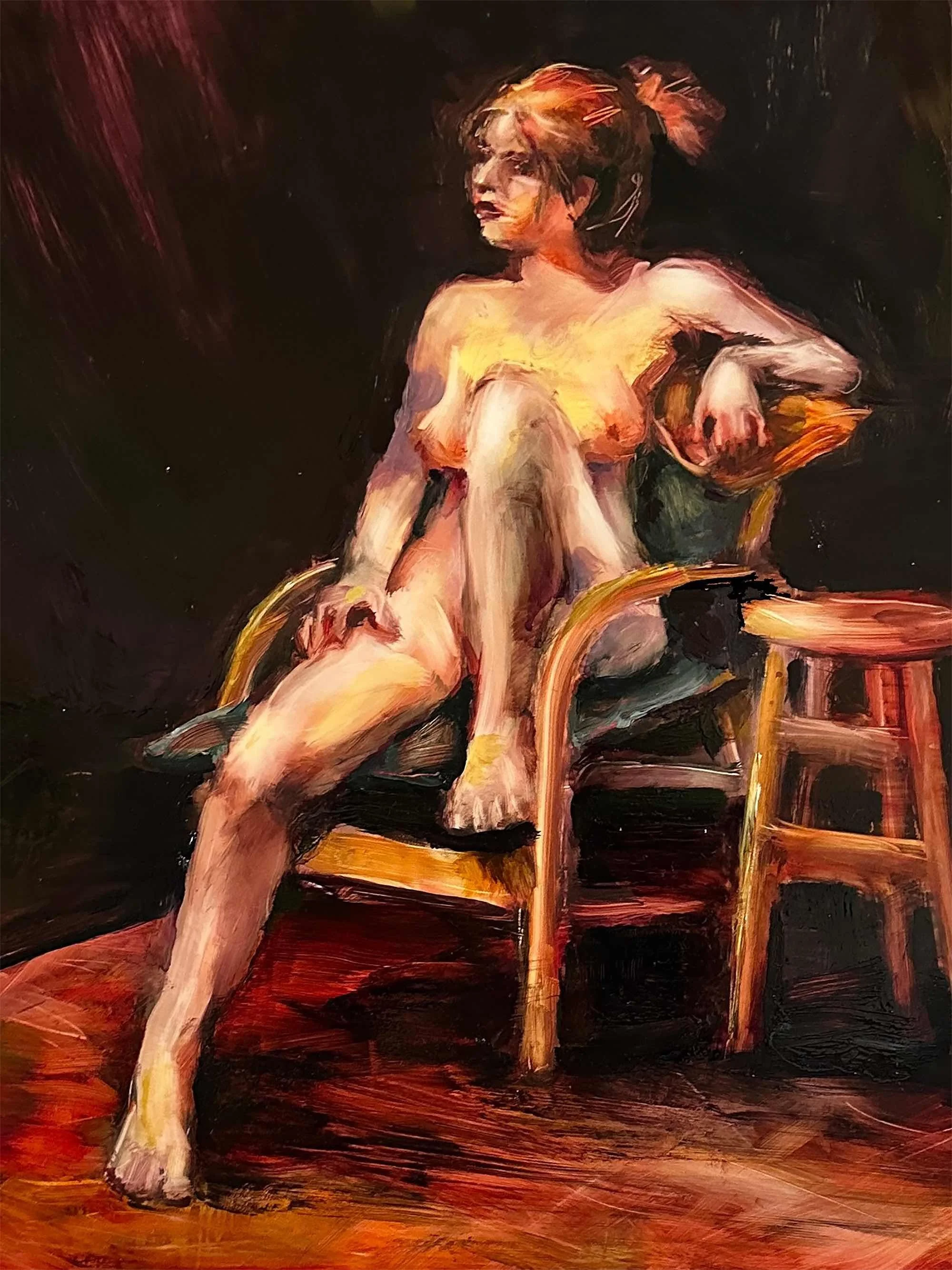 Like a Rainbow by Karen Strand. Oil. $175.